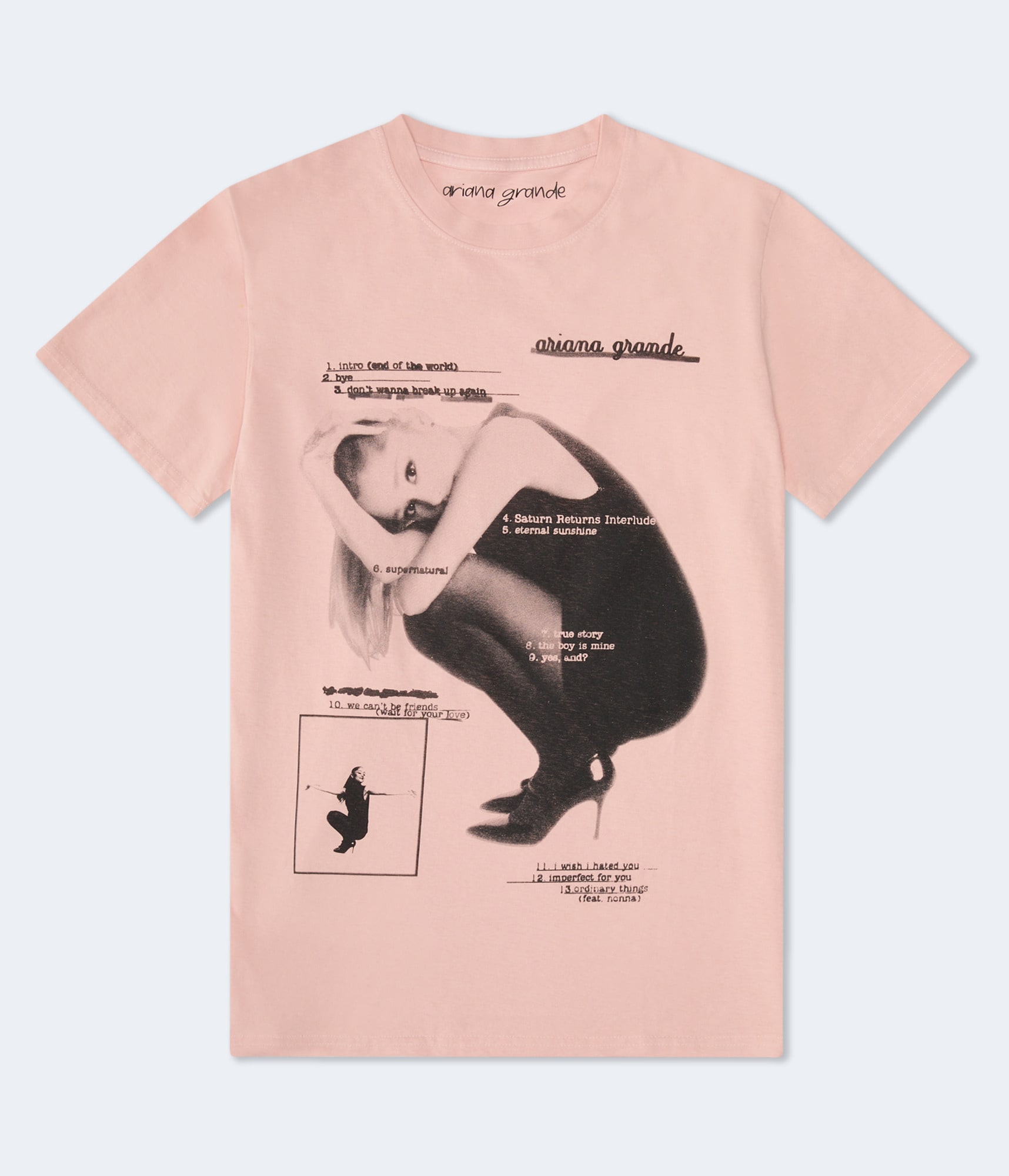 HEY REILLY Ariana Grande アリアナグランデ　tee Ariana Grande Oversized Graphic Tee