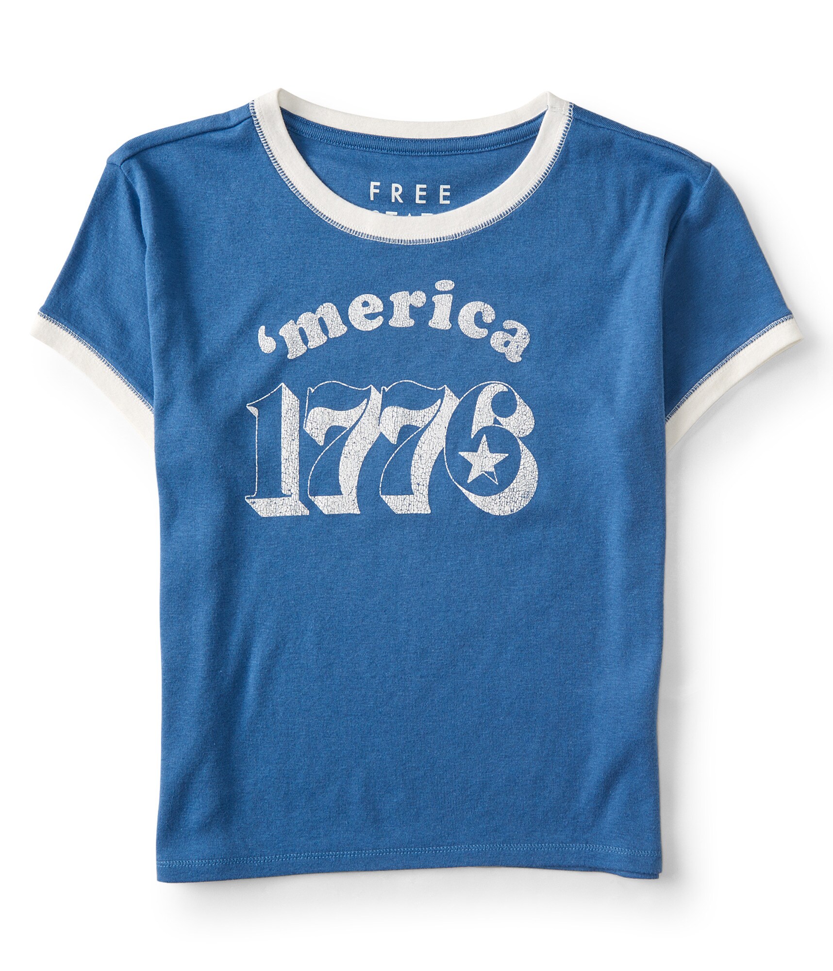 Free State 'merica 1776 Cropped Tee