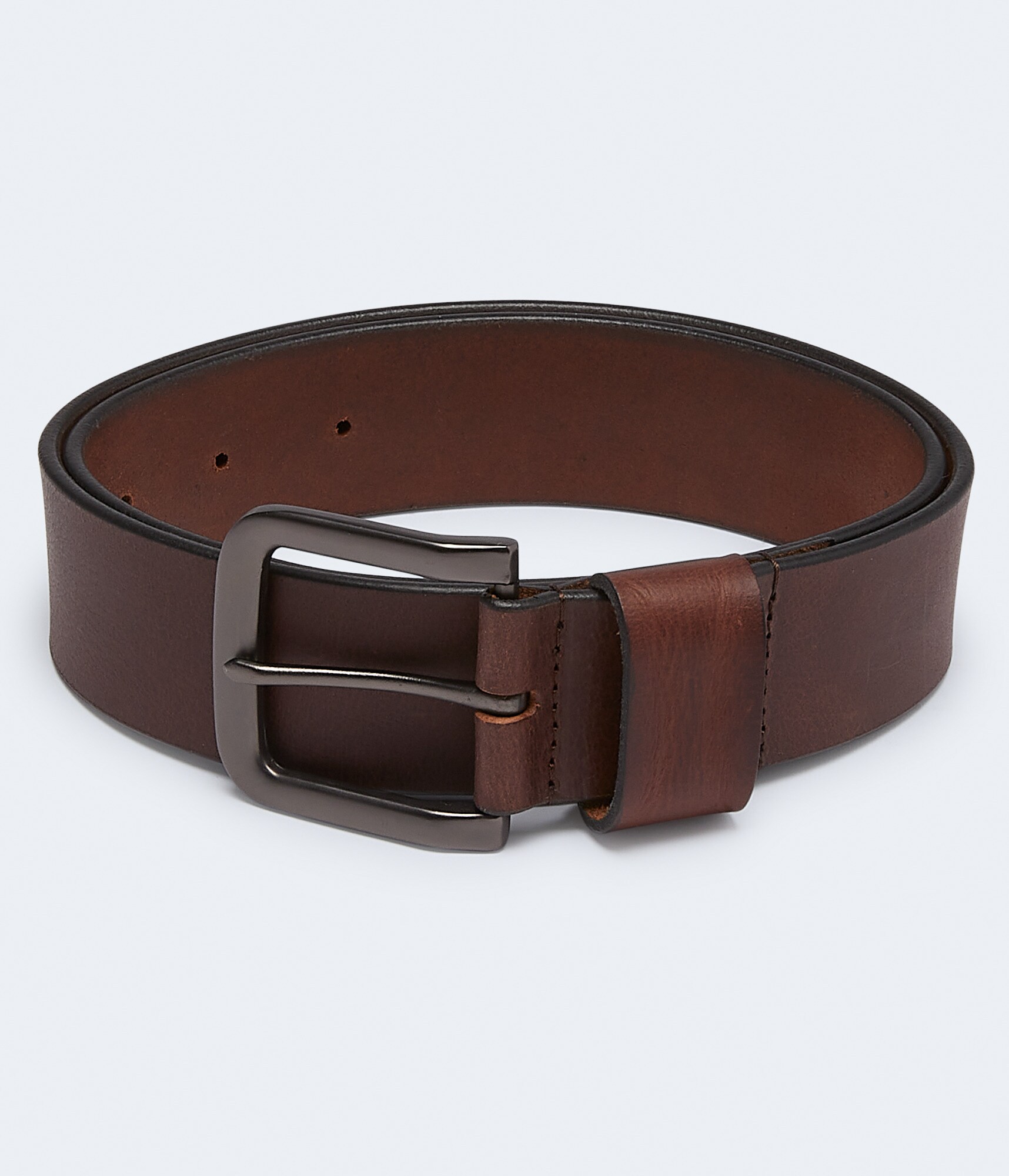 Aeropostale Genuine Leather Belt Aeropostale Men Leather Belt Brown Genuine Cowhide Leather  main image 3