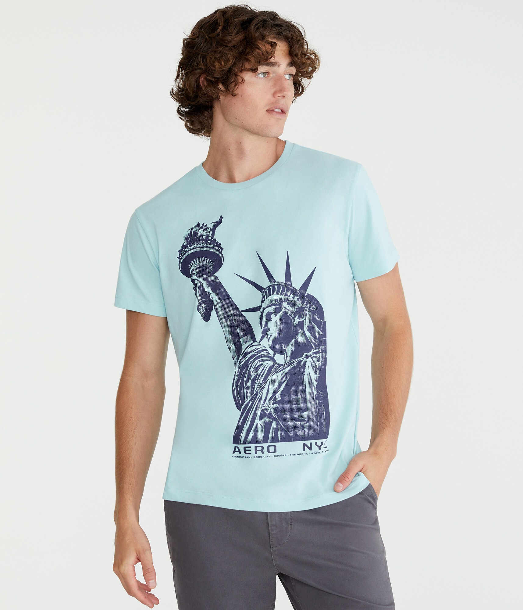 Aero NYC Statue Of Liberty Graphic Tee
