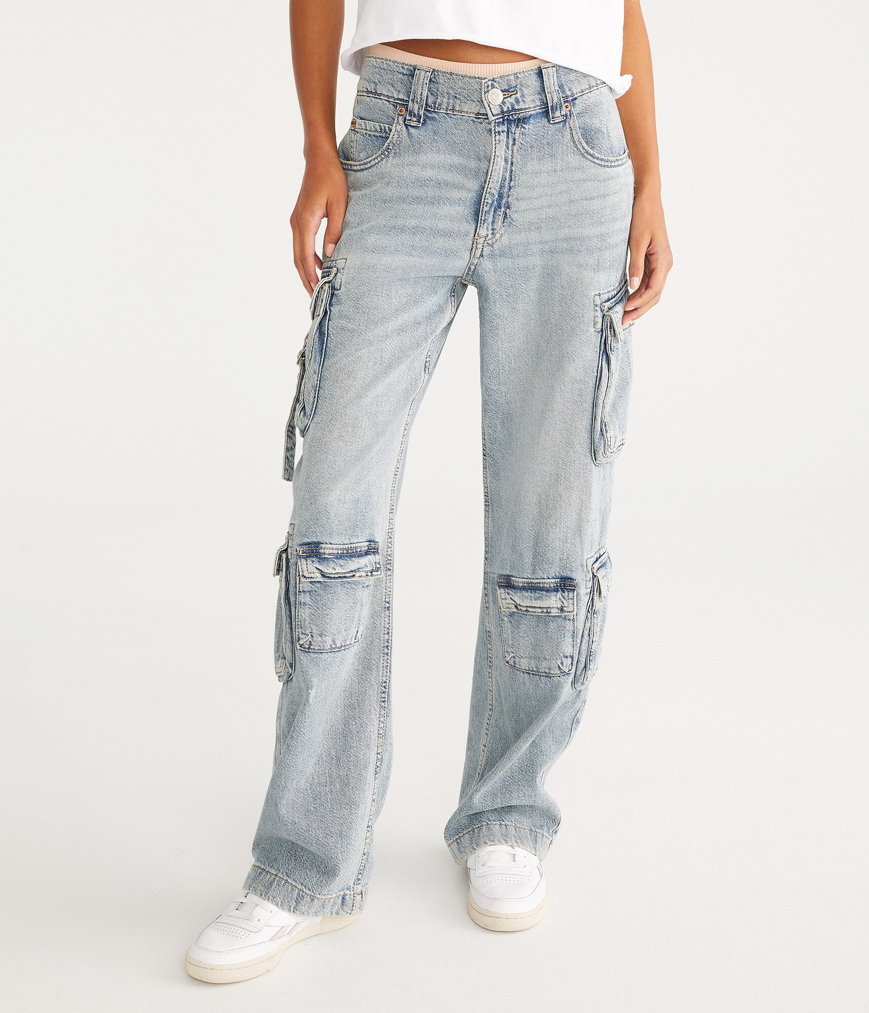 Low-Rise Cargo Jean