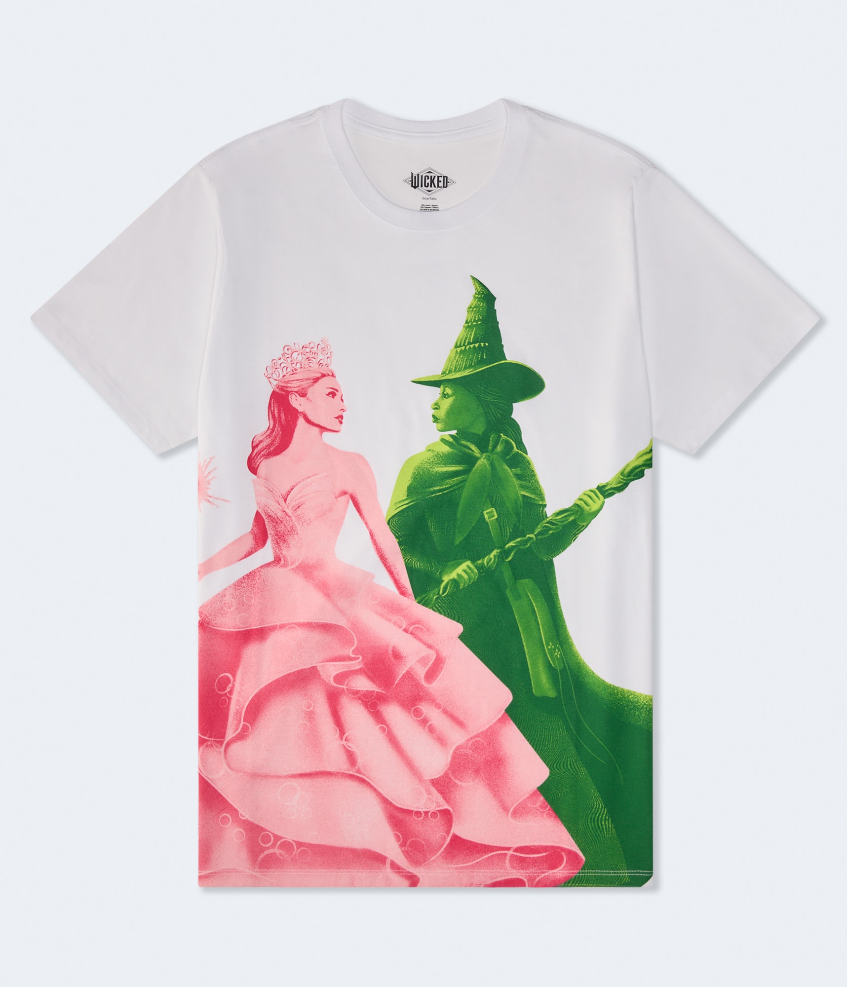 Wicked Glinda & Elphaba Oversized Graphic Tee