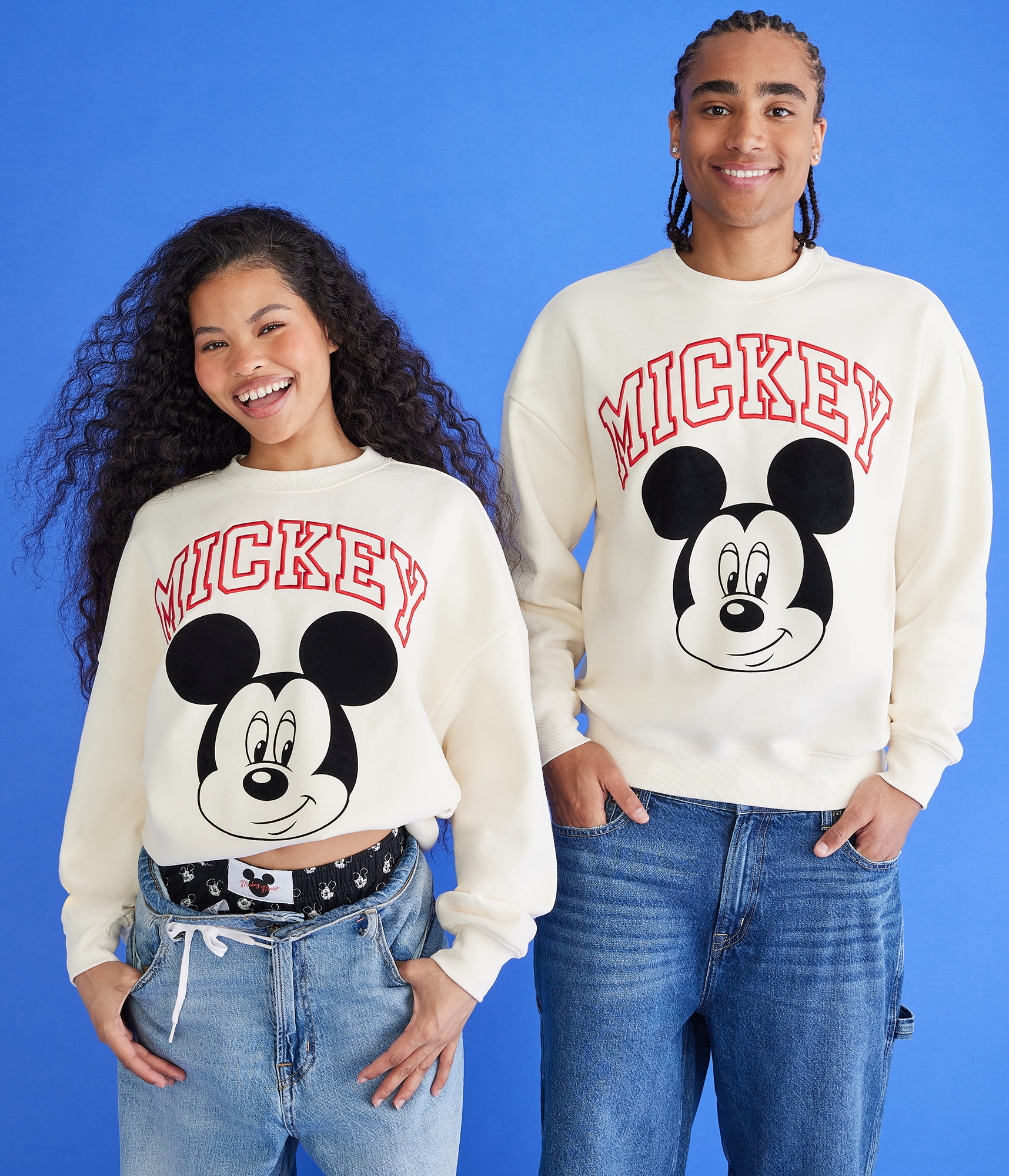 ARIA RFTE-MM Disneyコラボ ミッキーマウス　エレアコ Mickey & Friends | Aero Mickey Mouse Crew Sweatshirt