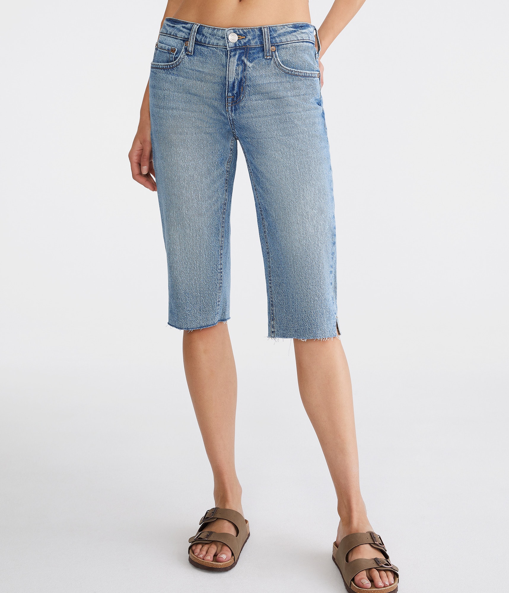 Mid-Rise Pedal Pusher Jean