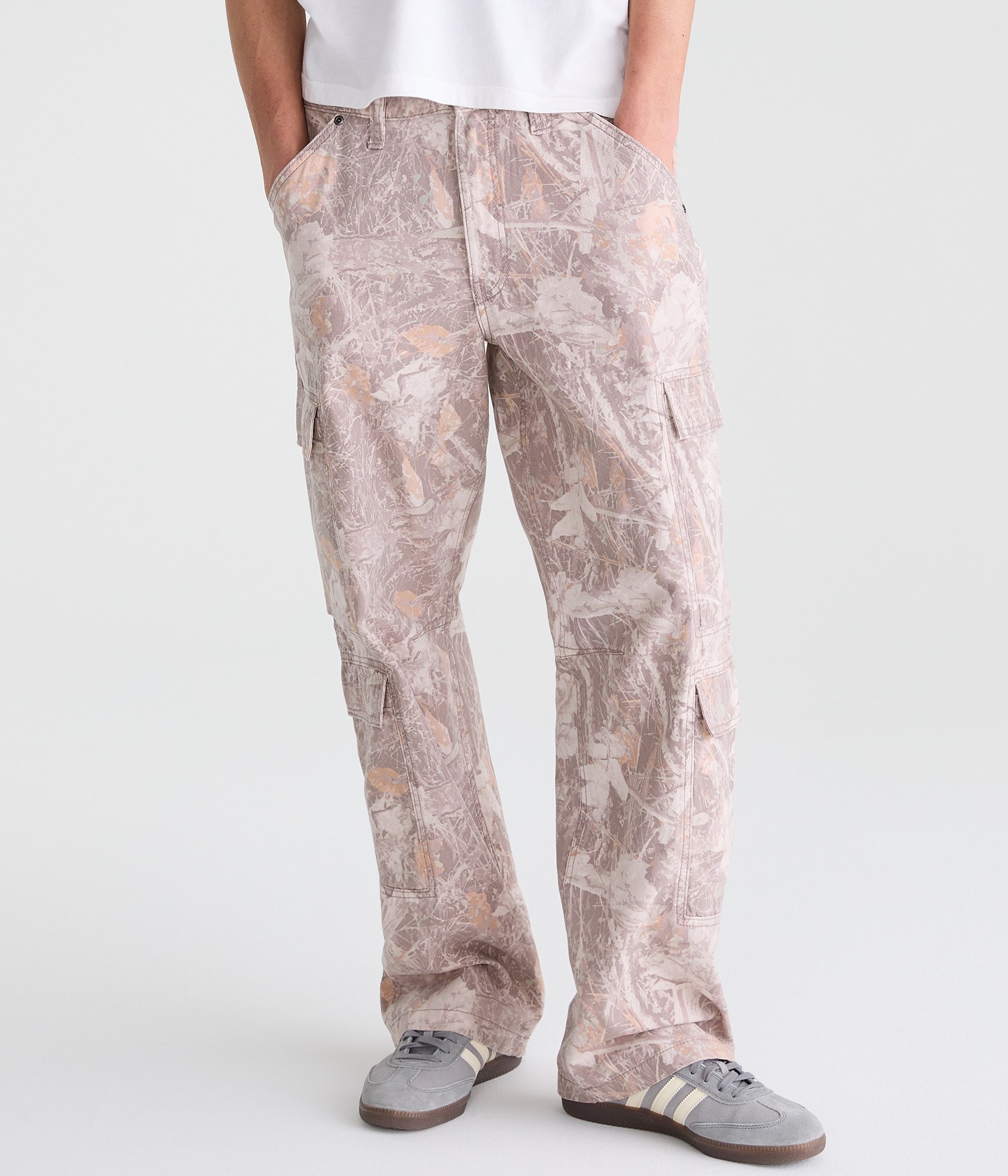 Forest Camo Baggy Cargo Pants
