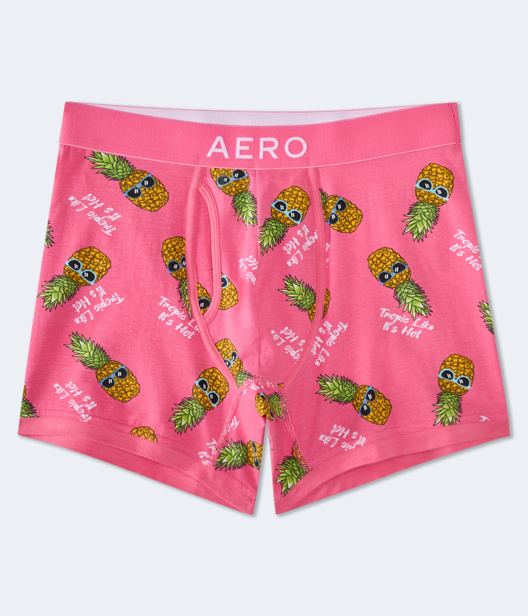 Tropic Pineapple 4.5" Knit Boxer Briefs