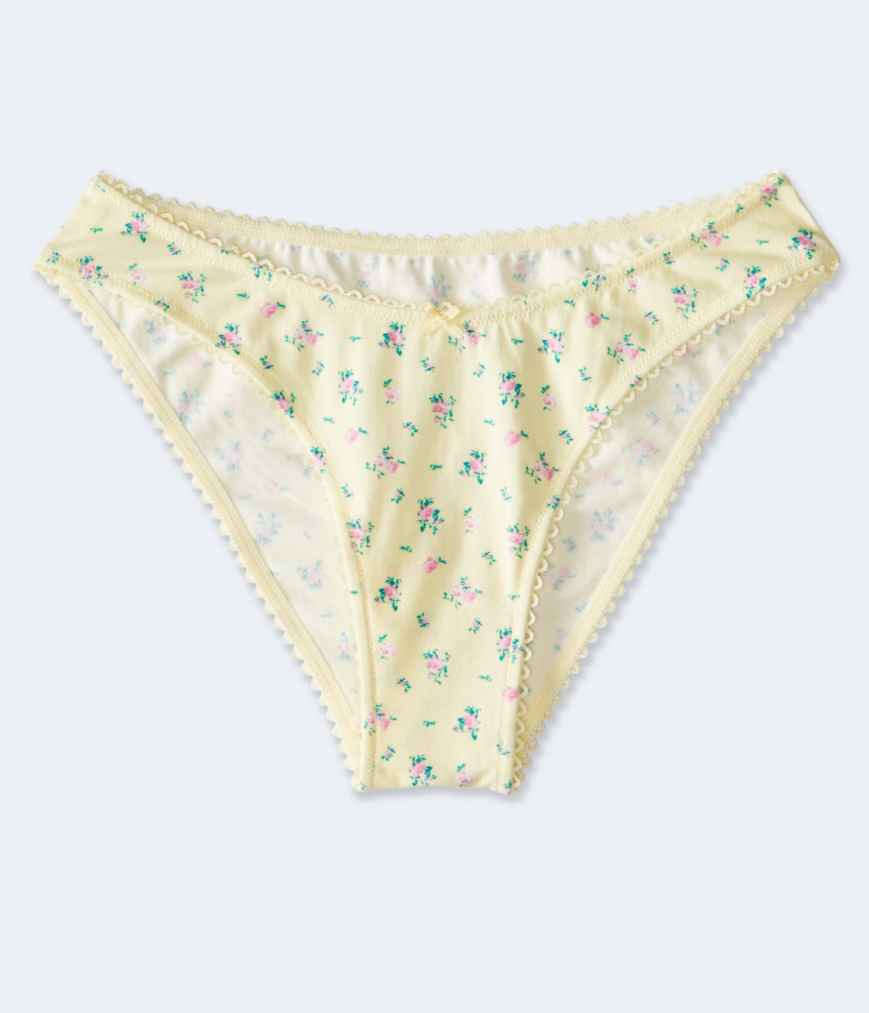 Floral Picot-Trim Cheeky