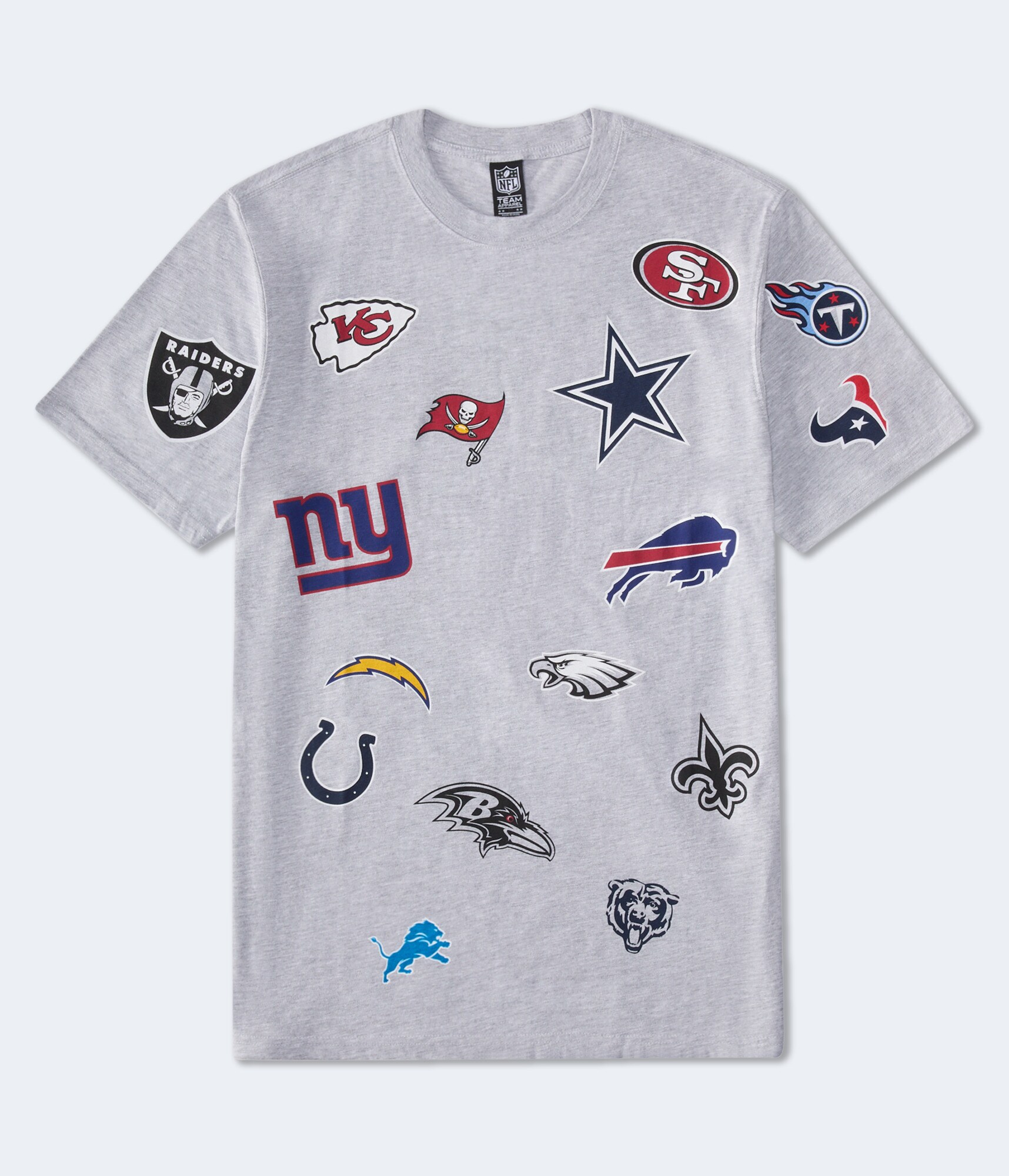 NFL Team Logos Relaxed Graphic Tee NFL Team Logos Relaxed Graphic Tee
