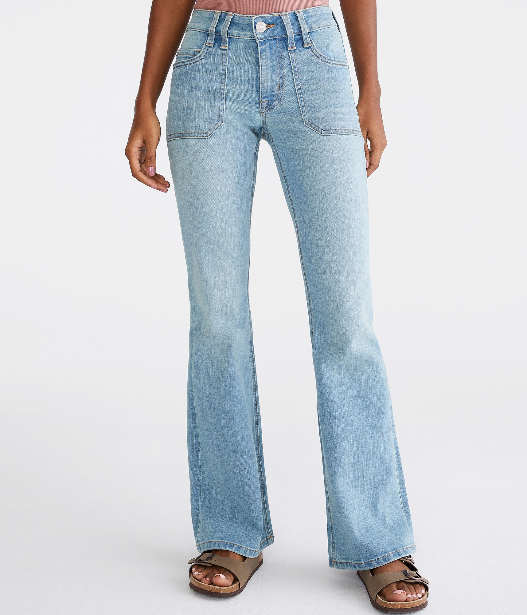 ☆【 】☆W's Flare Fit 37.5 Functional Deni.m☆ Mother | The Doozy High Waisted Flare – Kirna Zabête