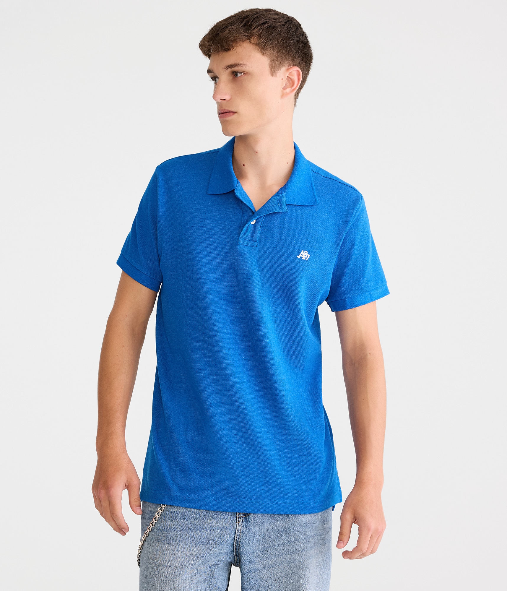 Eco A87 Logo Piqué Polo