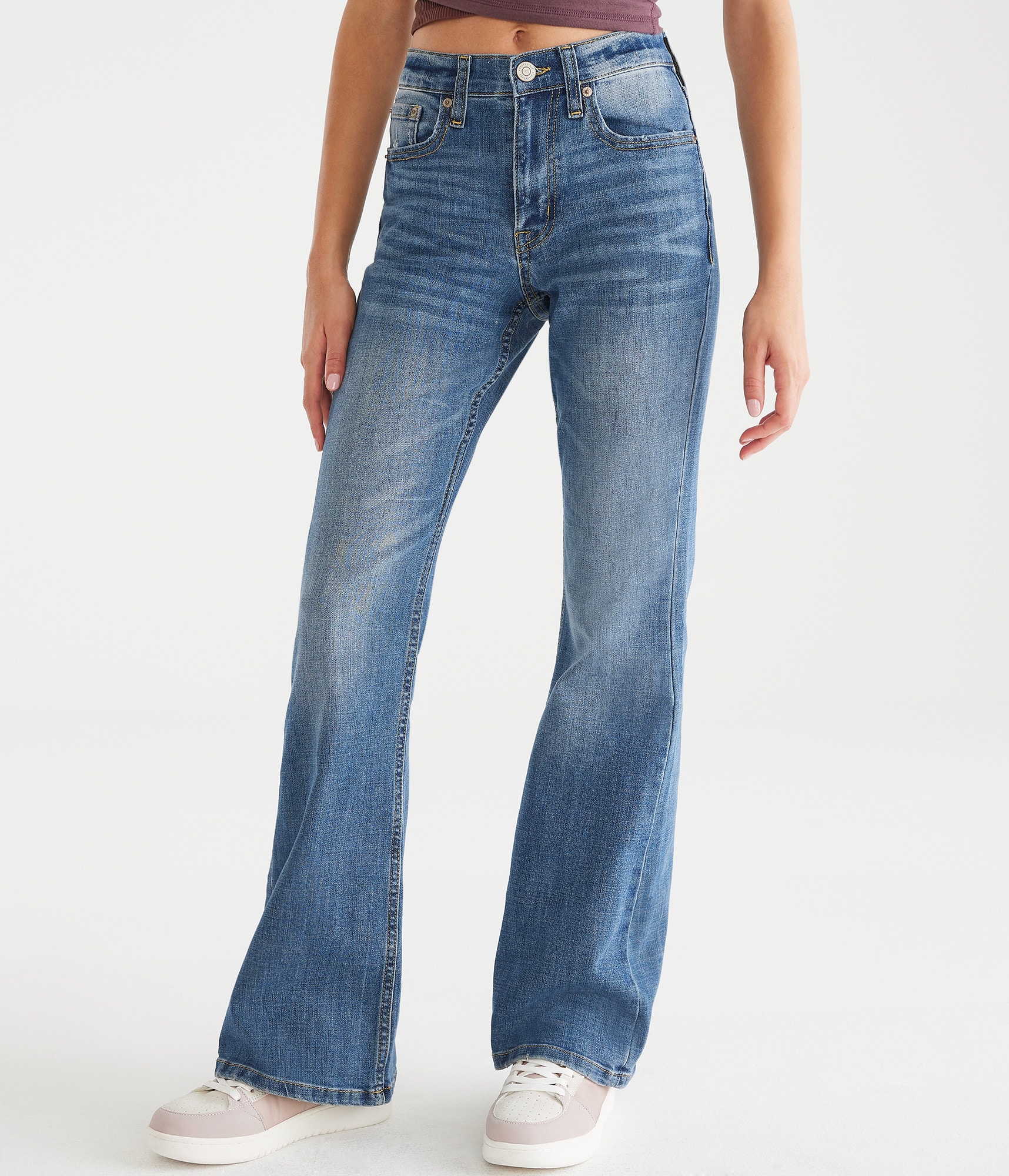High-Waisted Flare Jean