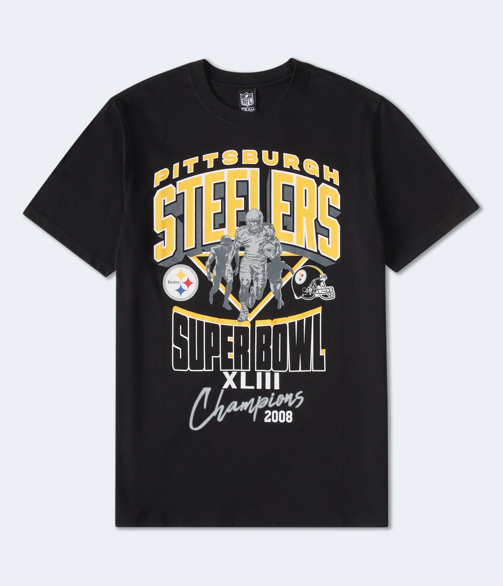 90sUSA製NFL PittsburghSteelersロングスリーブTシャツ Pittsburgh Steelers Men's PIT Skyline Long Sleeve T-Shirt
