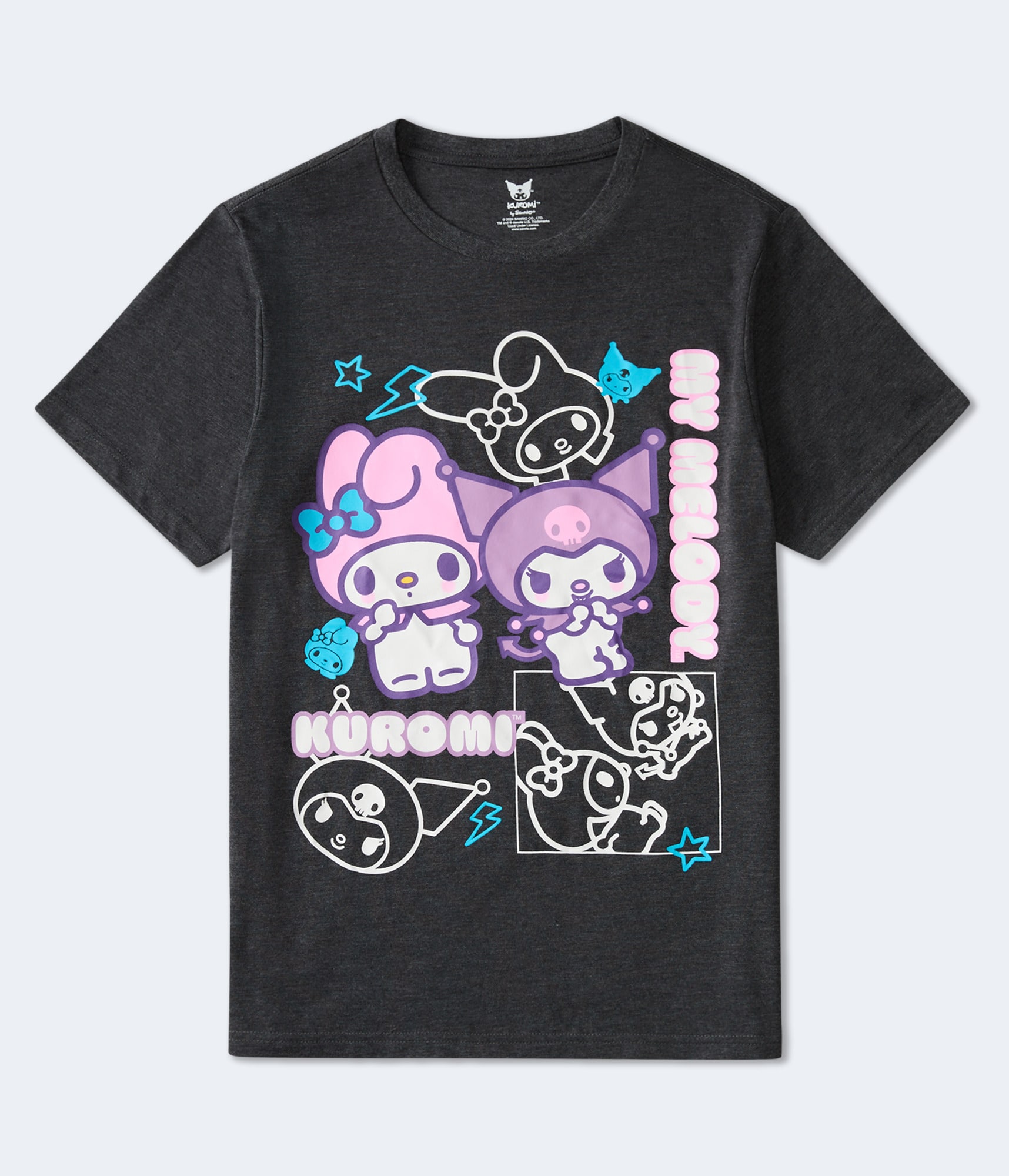 ec melodi crypt tee black Sサイズ Hello Kitty Kuromi Relaxed Graphic Tee