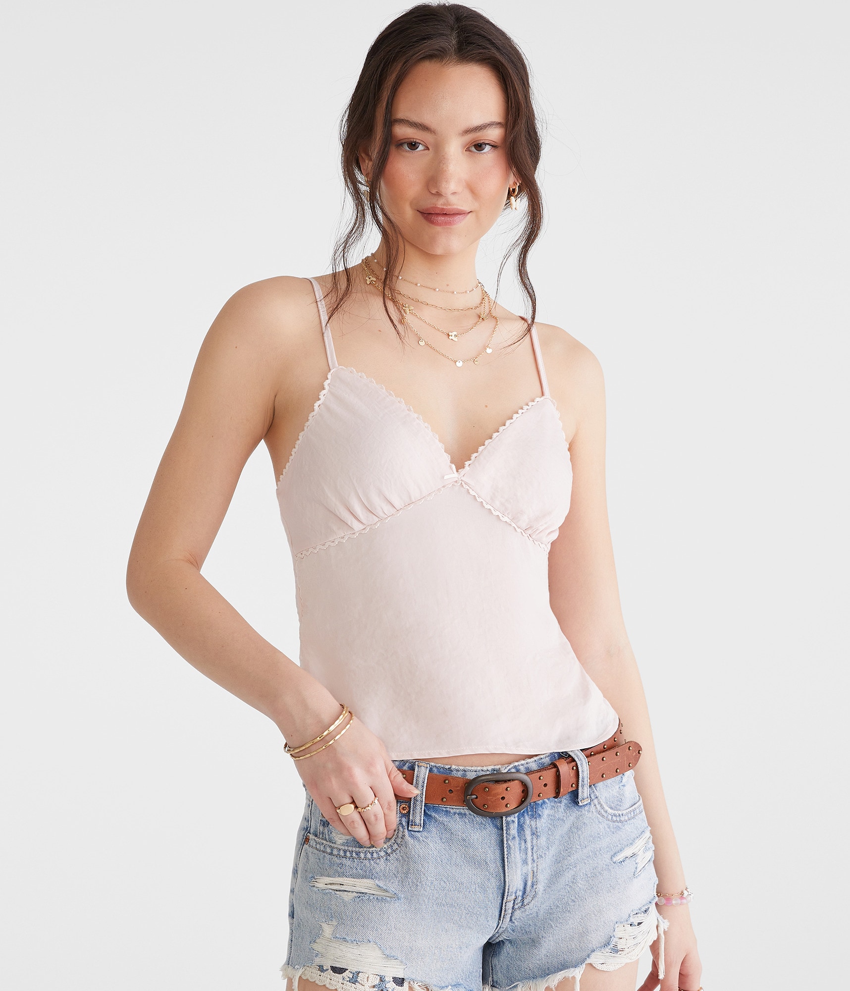 sato　sweet heart shirt12-18m Satin Sweetheart Cami