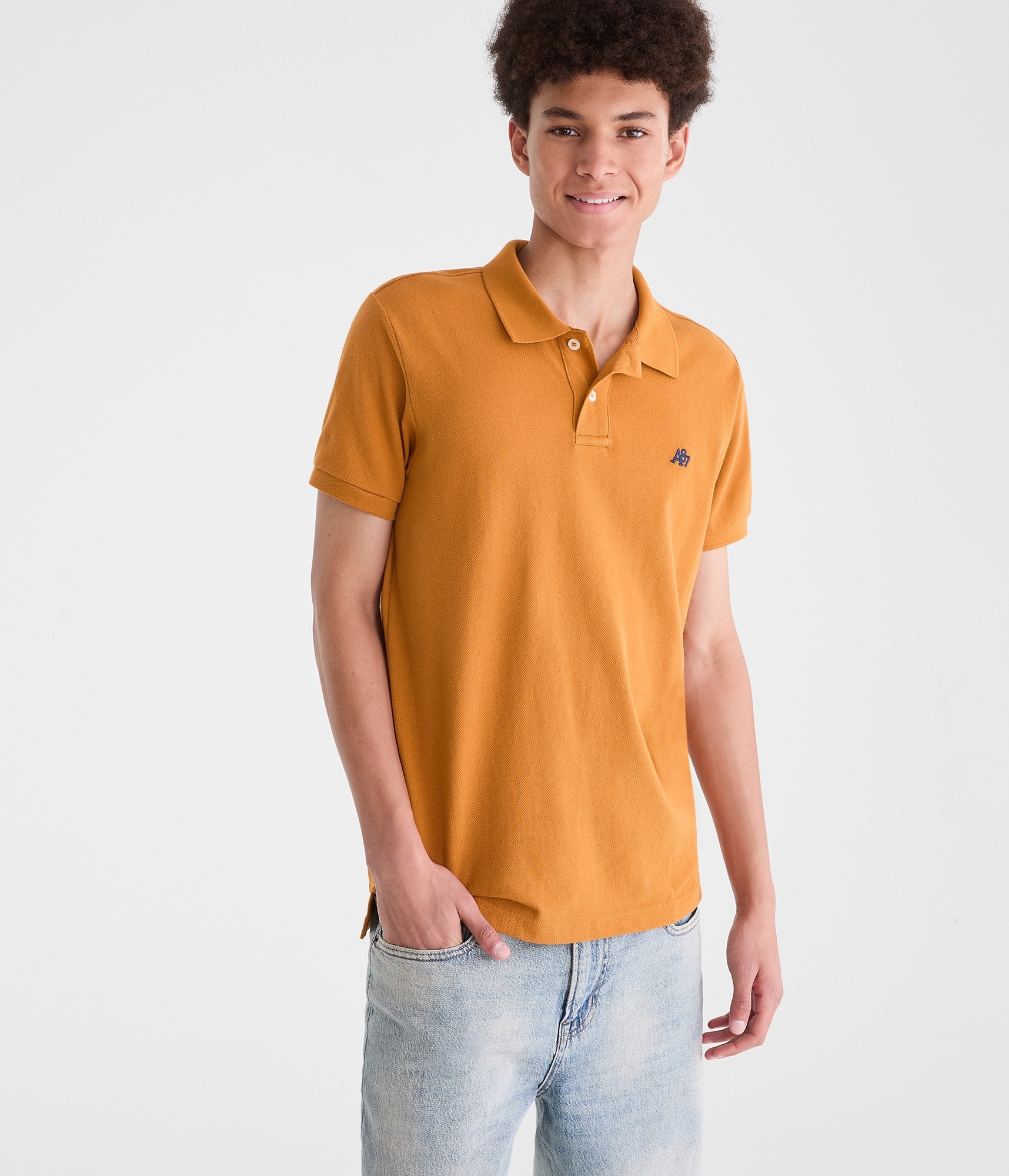 Eco A87 Logo Piqué Polo