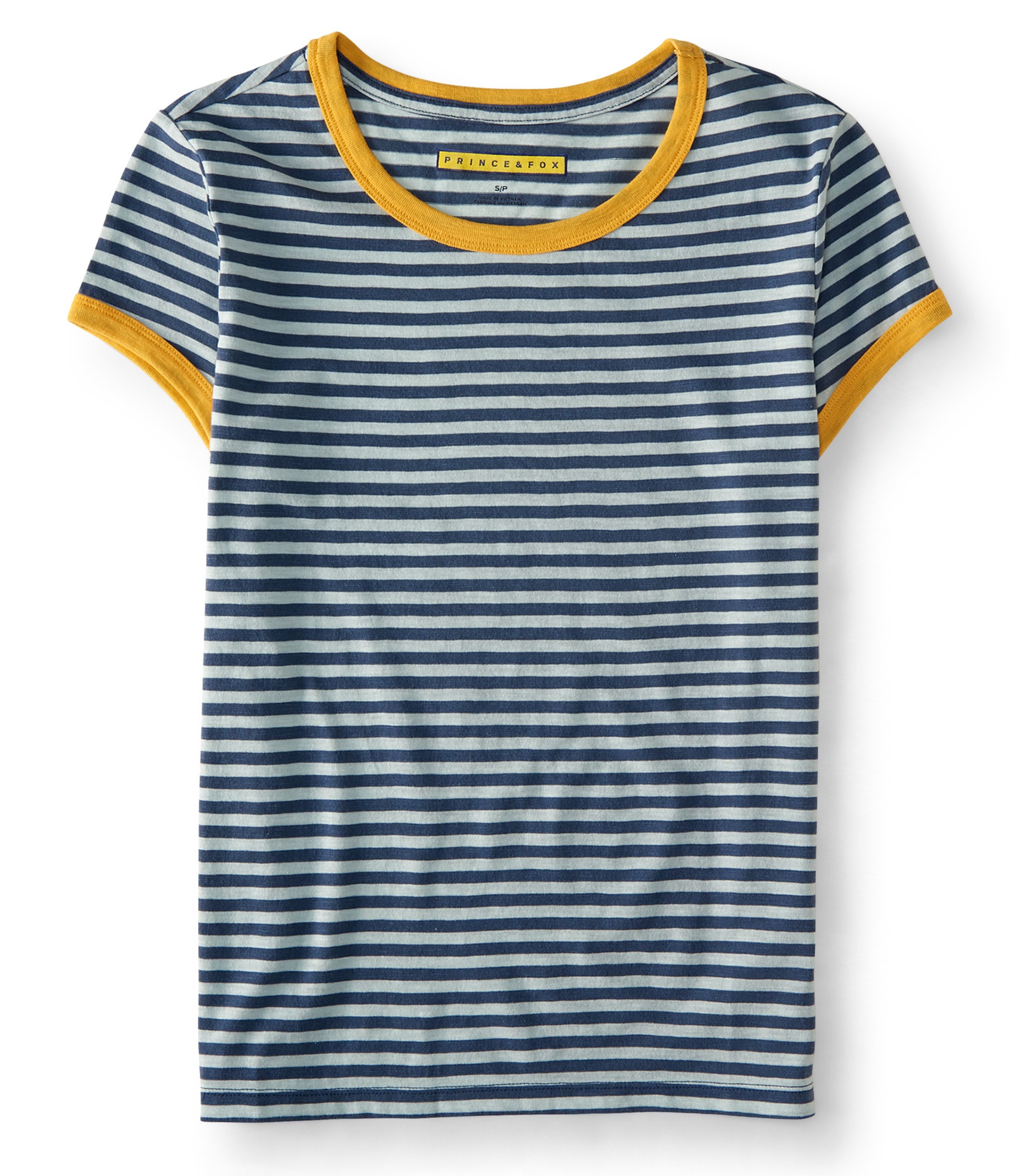 Prince & Fox Striped Ringer Tee