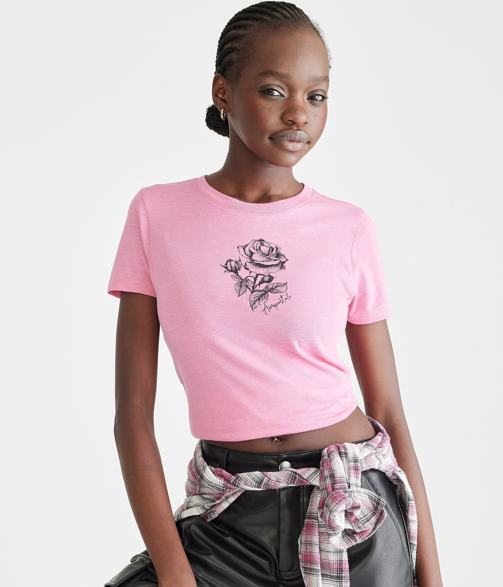 トップス rose Aeropostale Rose Graphic Tee