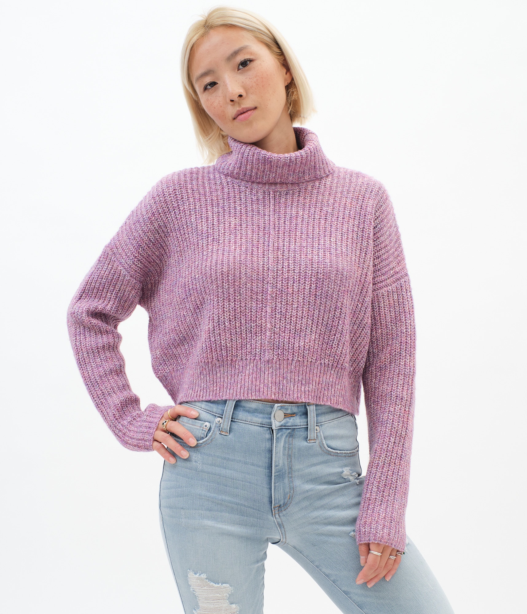 トップス Aurora Boutique Turtleneck Sweat Hoodie Turtleneck Sweat Hoodie HGX0001 – AuroraBoutique