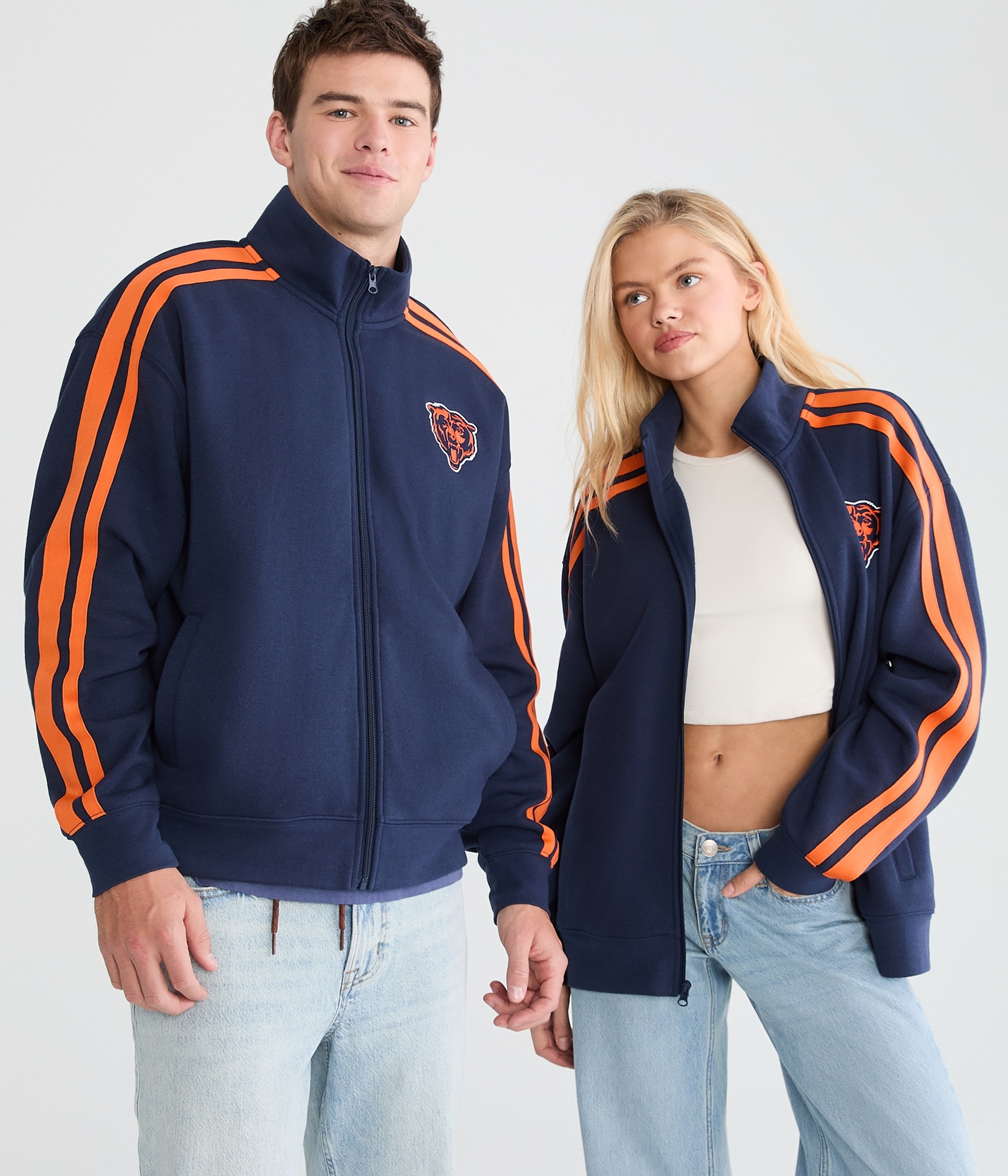 Chicago Bears Fleece Track Jacket