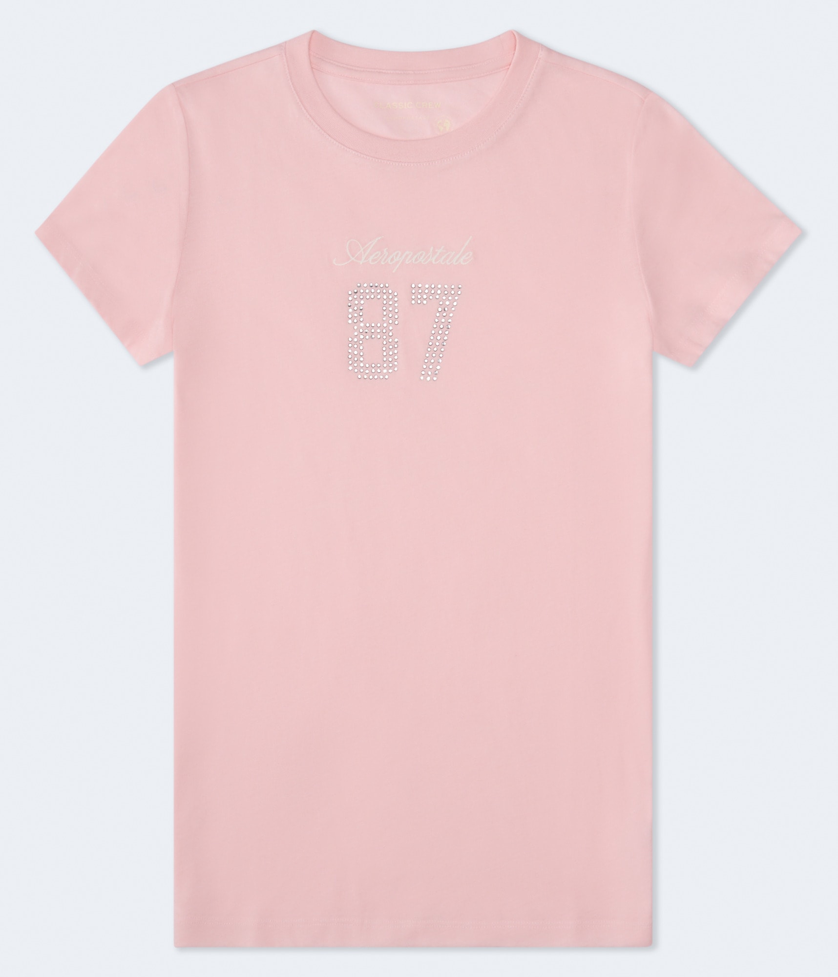 Aeropostale 87 Rhinestone Graphic Tee