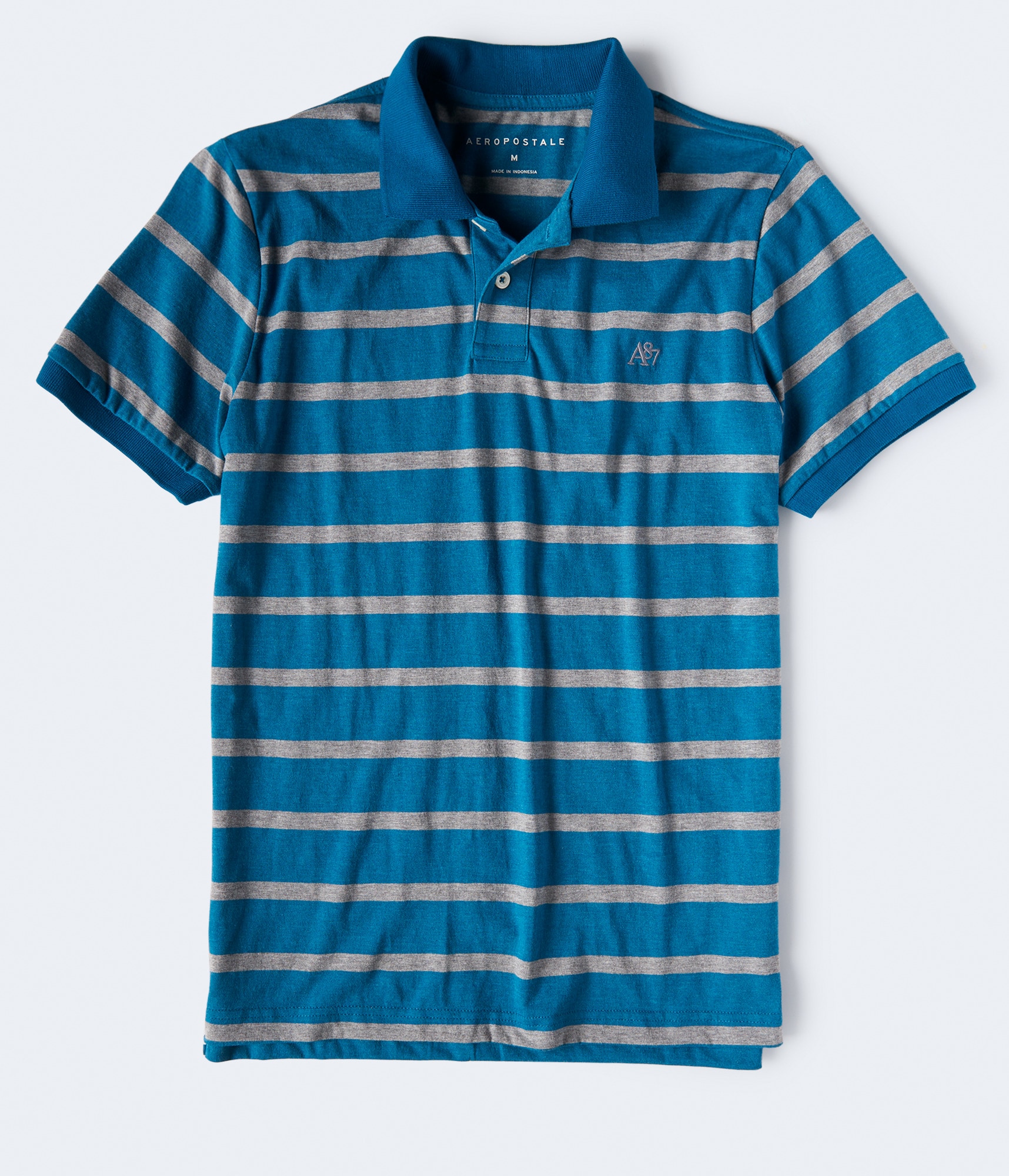 A87 Striped Jersey Polo