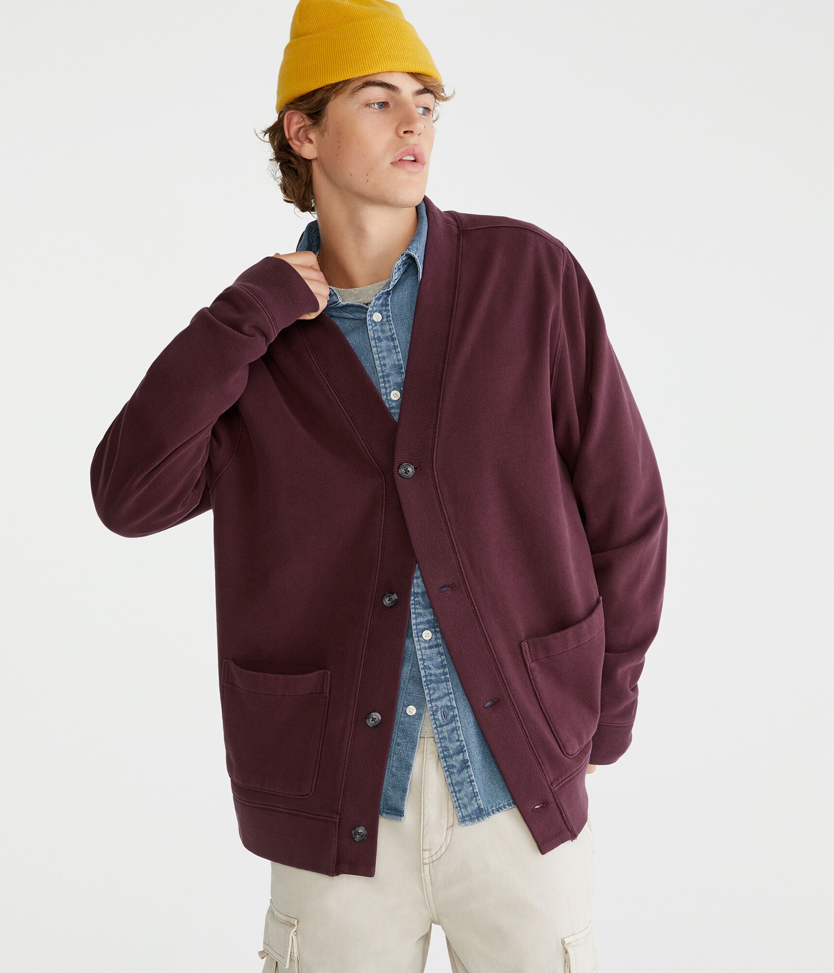 Long Sleeve Fleece Cardigan