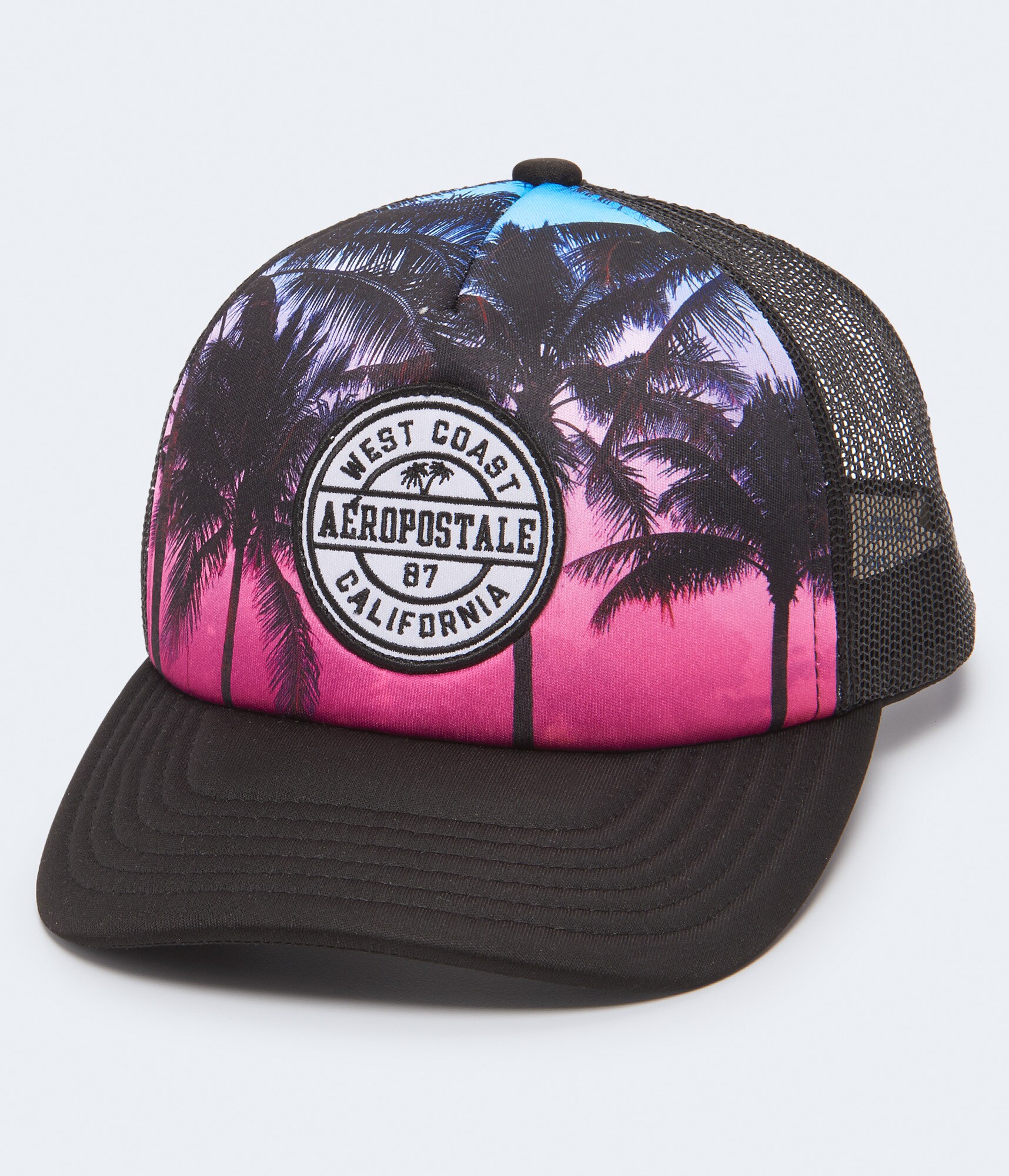 tropical trucker hat