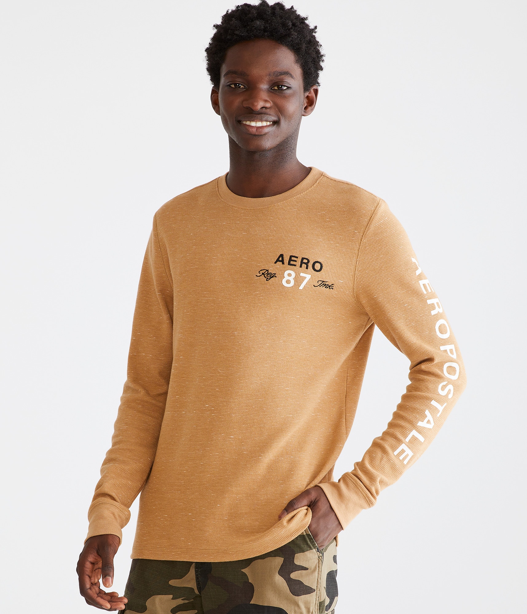Long Sleeve Aero Graphic Thermal Tee