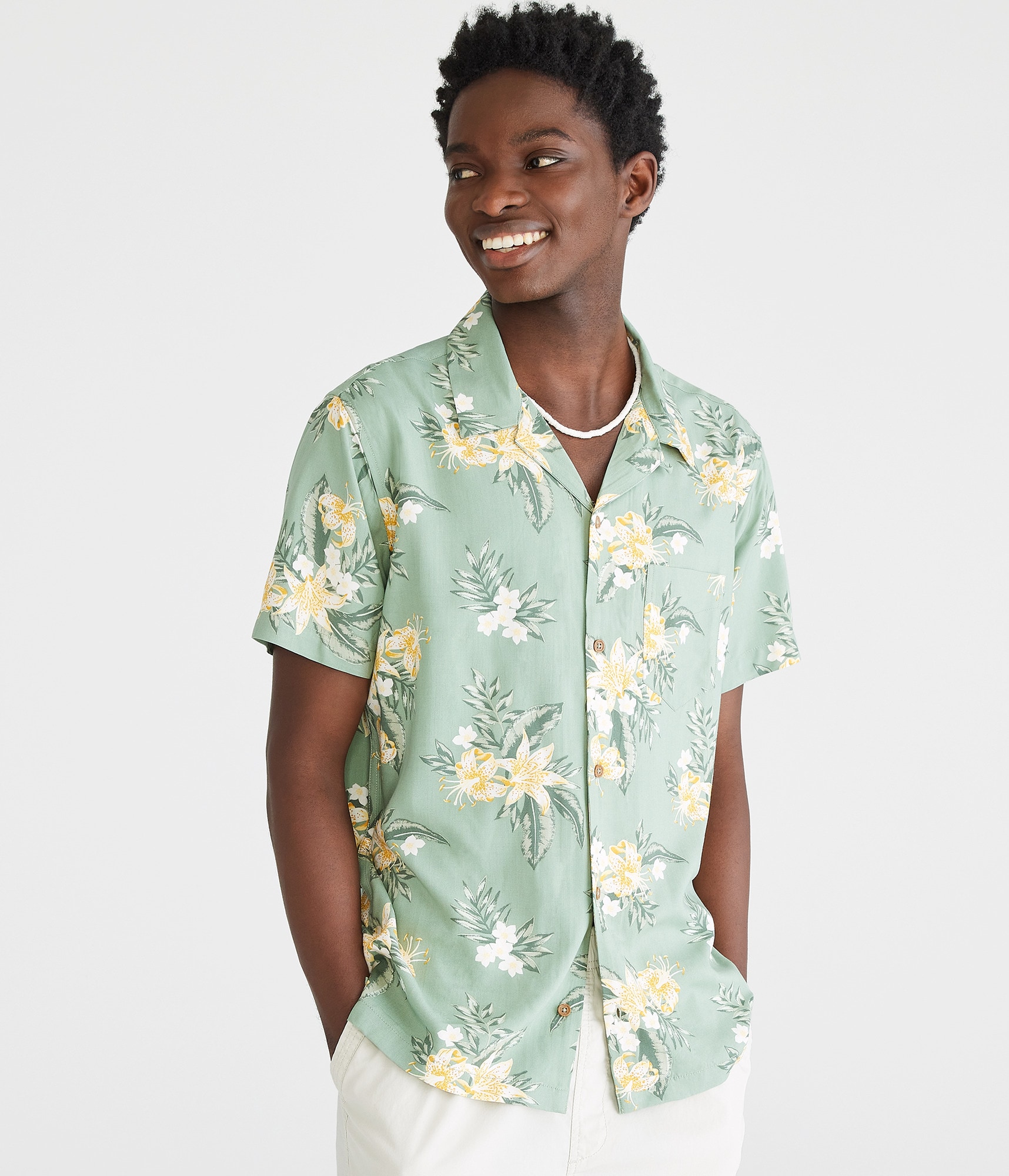 【CARAME】vintage floral print ブラウス 4Y CARAME】vintage floral print ブラウス 4Y