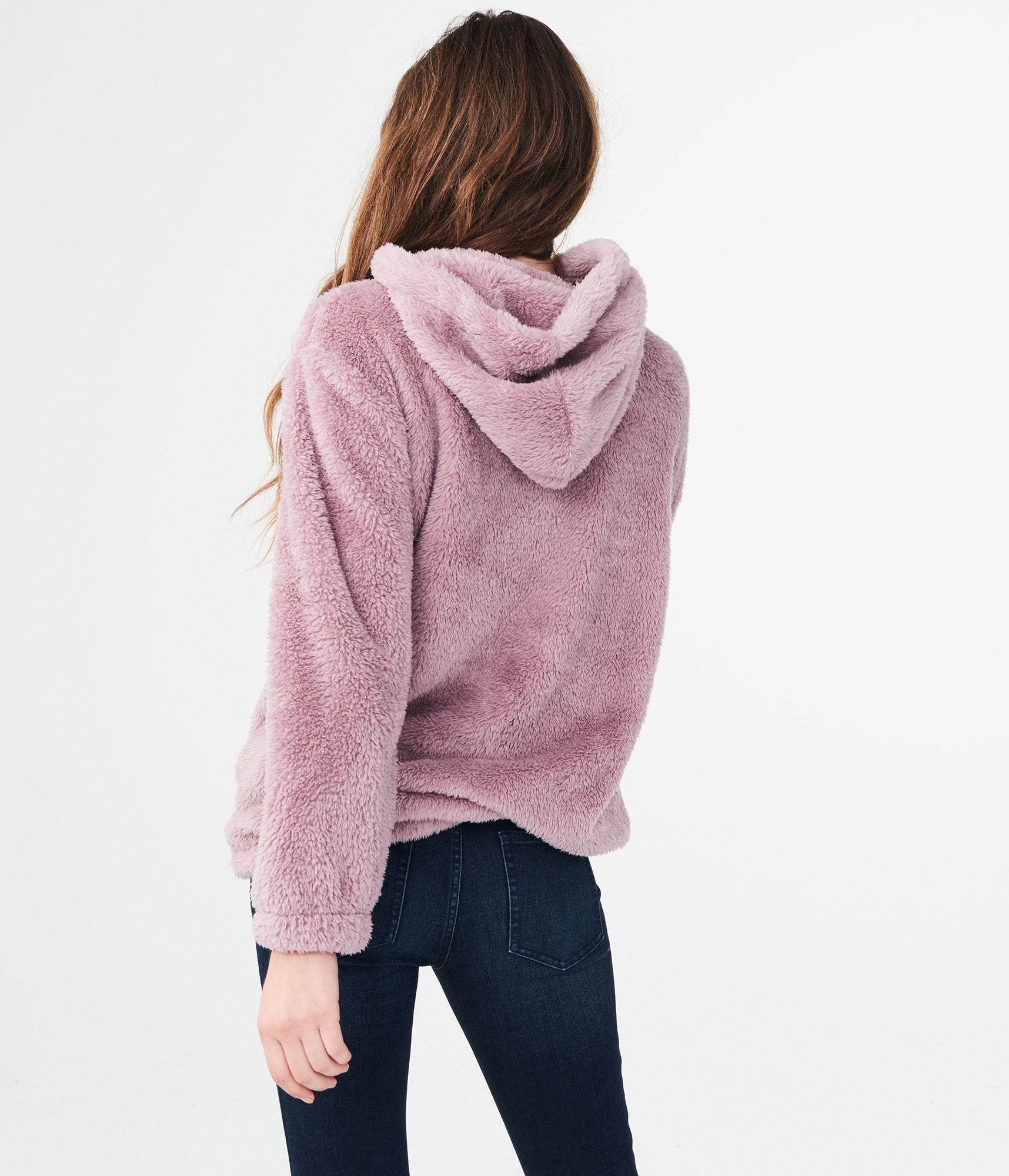 aeropostale womens fuzzy fleece pullover hoodie eBay
