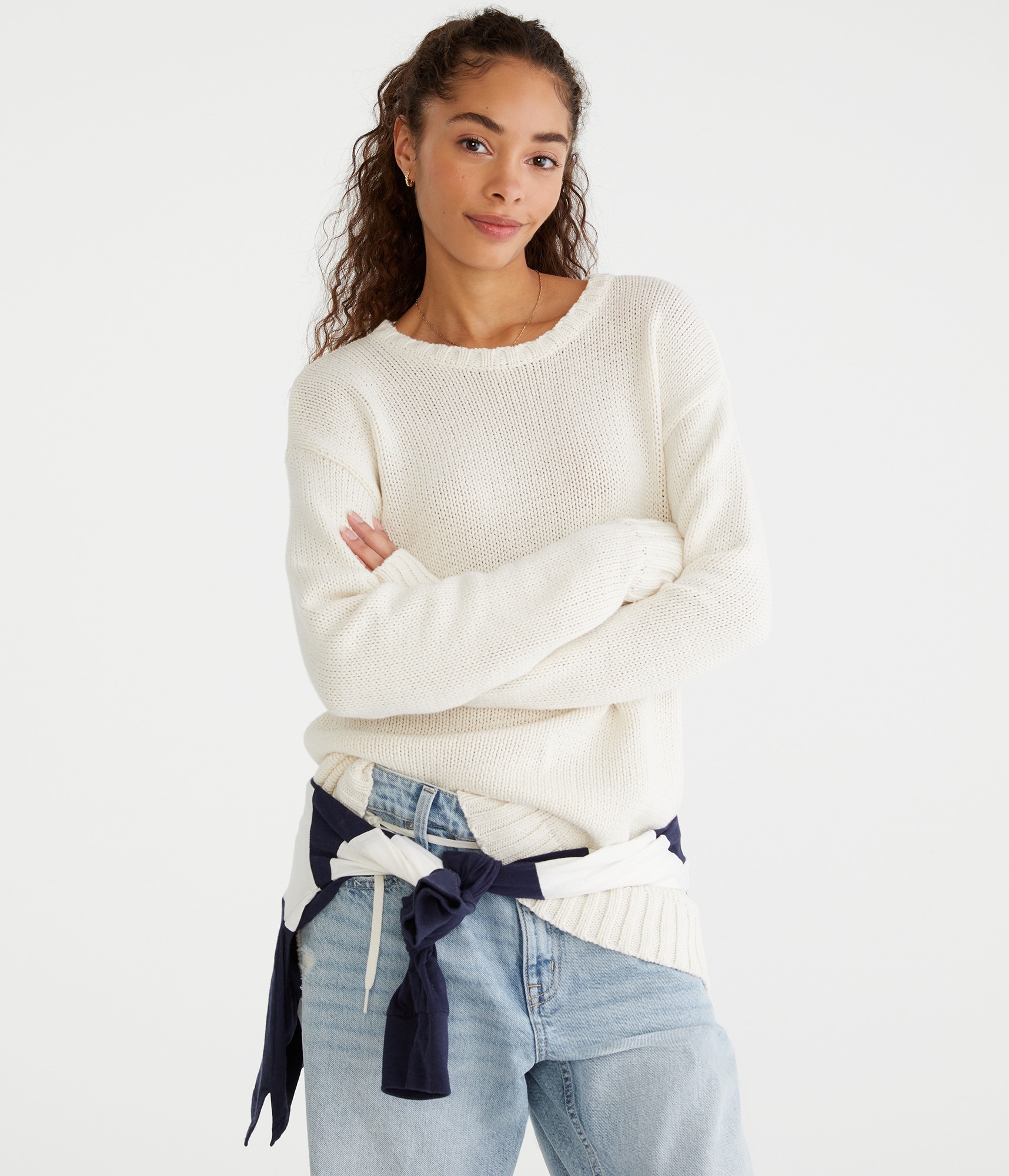 Oversized Crew Sweater