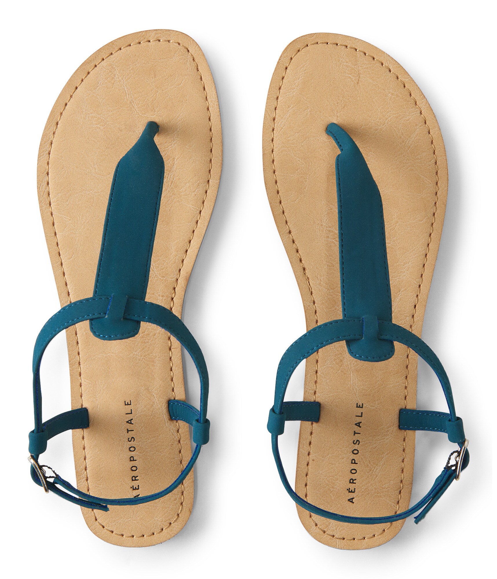 Faux Suede T-Strap Sandal