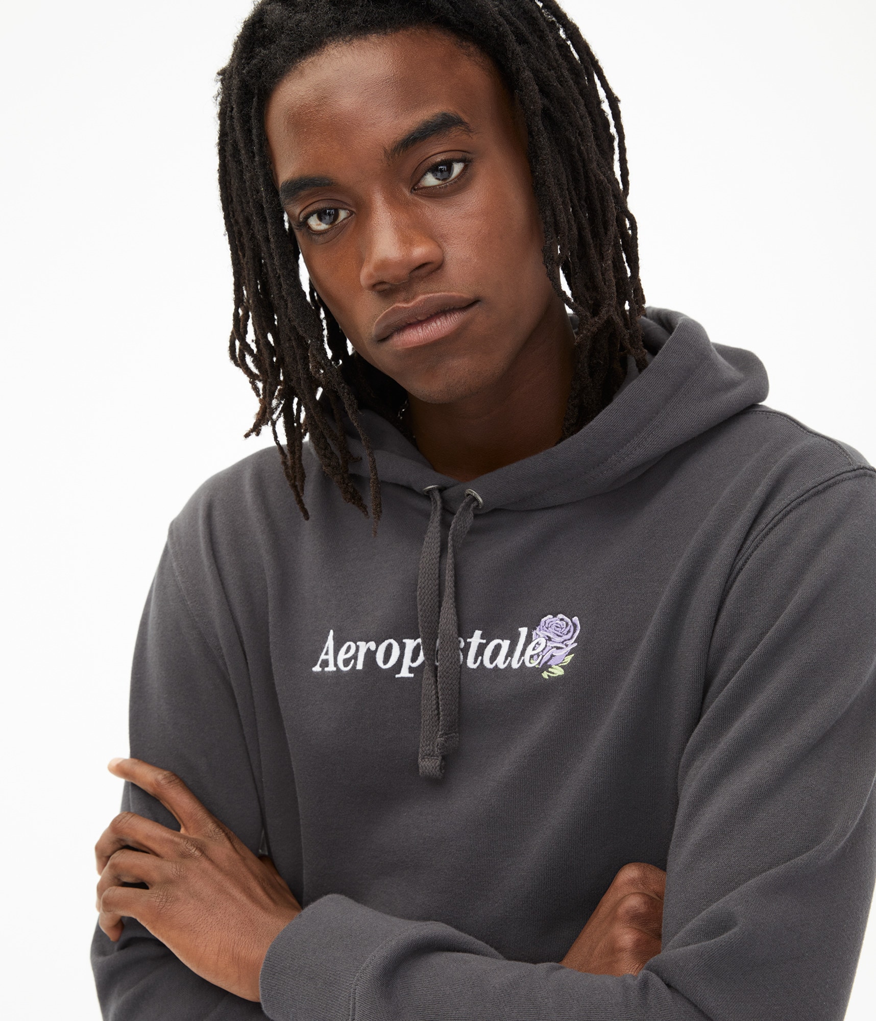 Aeropostale Rose Pullover Hoodie