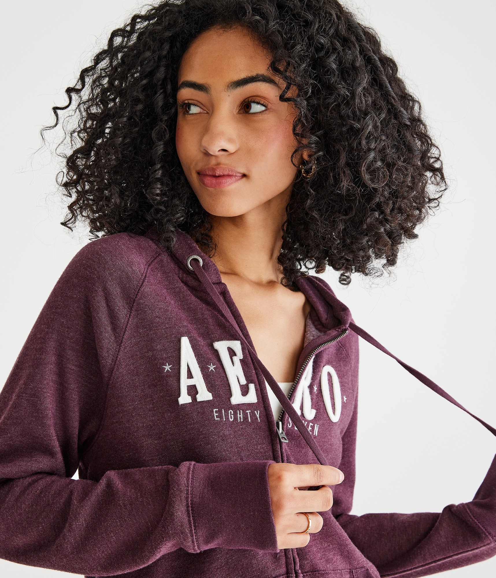 Aero Eighty Seven Stars Full-Zip Hoodie