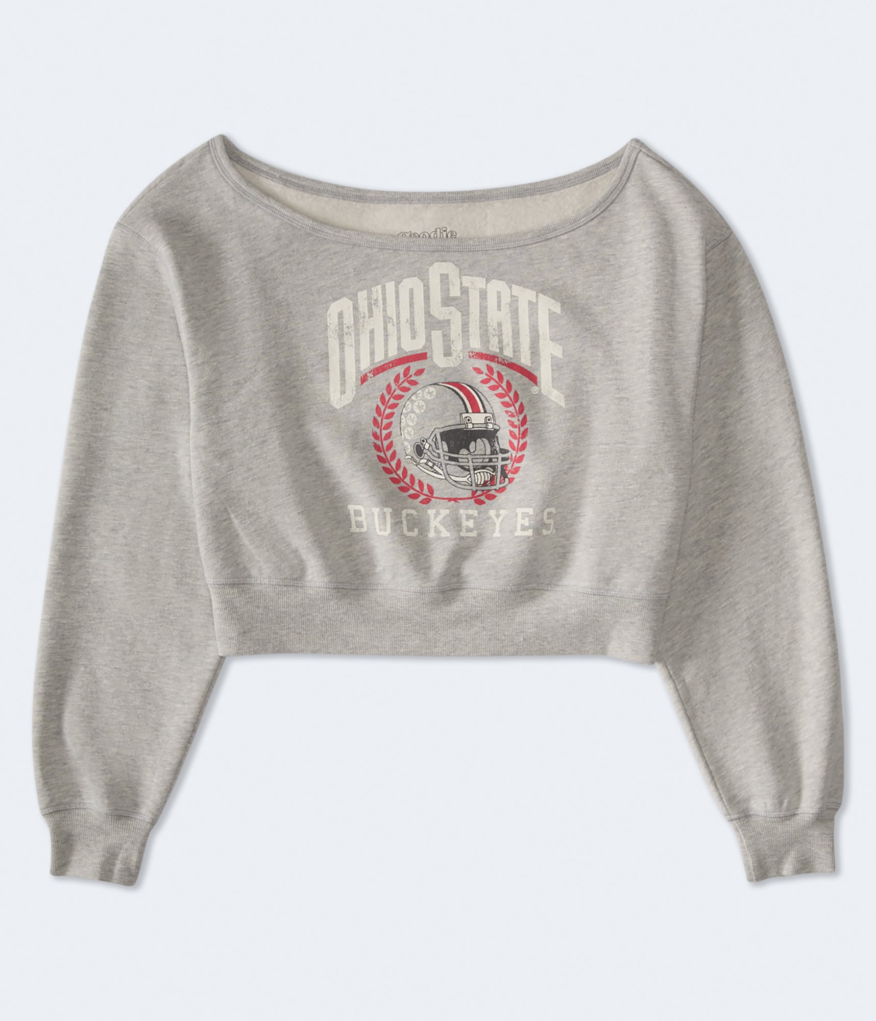 トップス Logo Emb Off Shoulder Sweatshirt Custom Embroidered Ladies Pullover Customize Half Zip Women