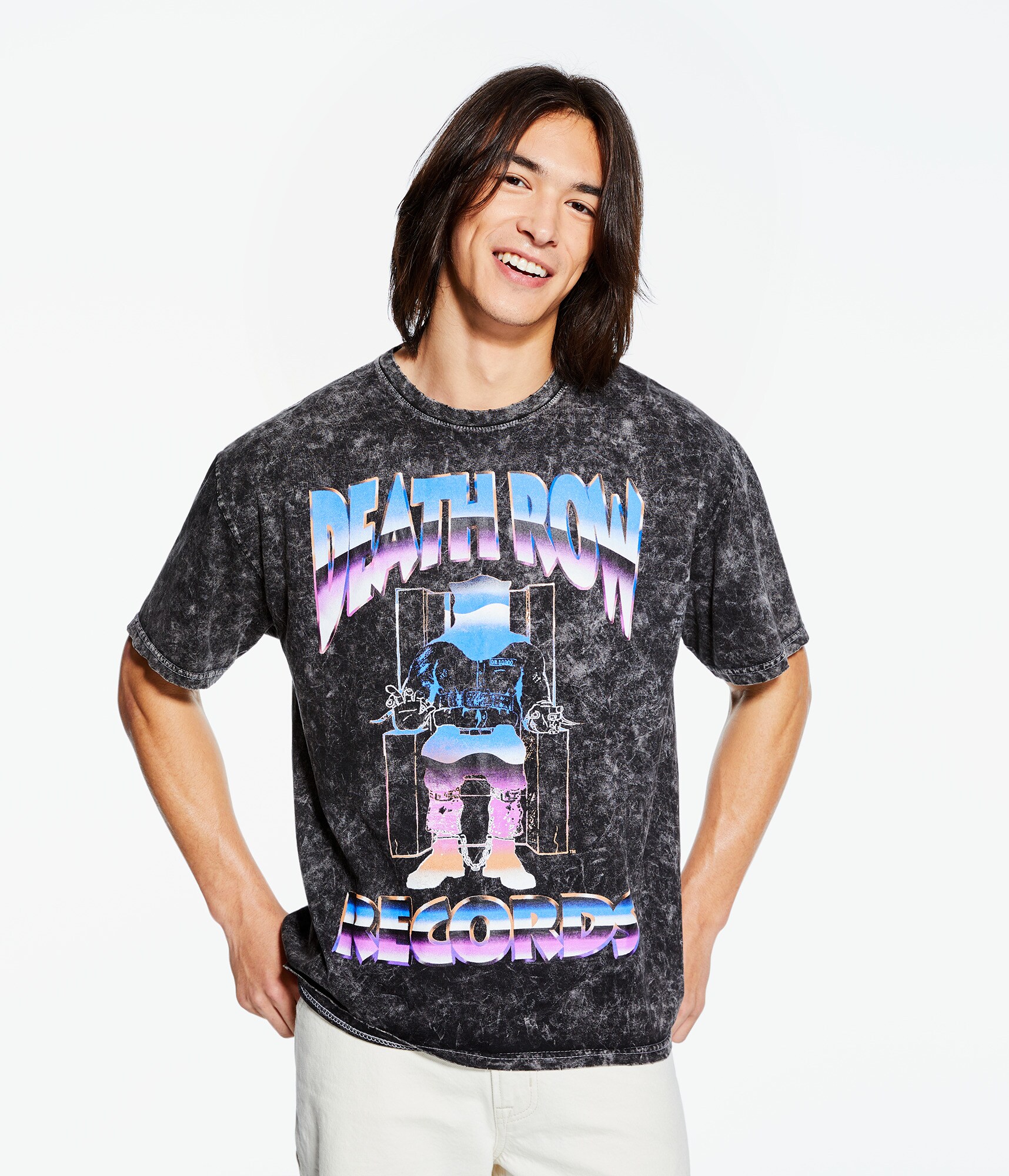 DEATH ROW RECORDS グラフィックTシャツ ブラック Death Row Records Graphic T-Shirt - Black | Fashion Nova