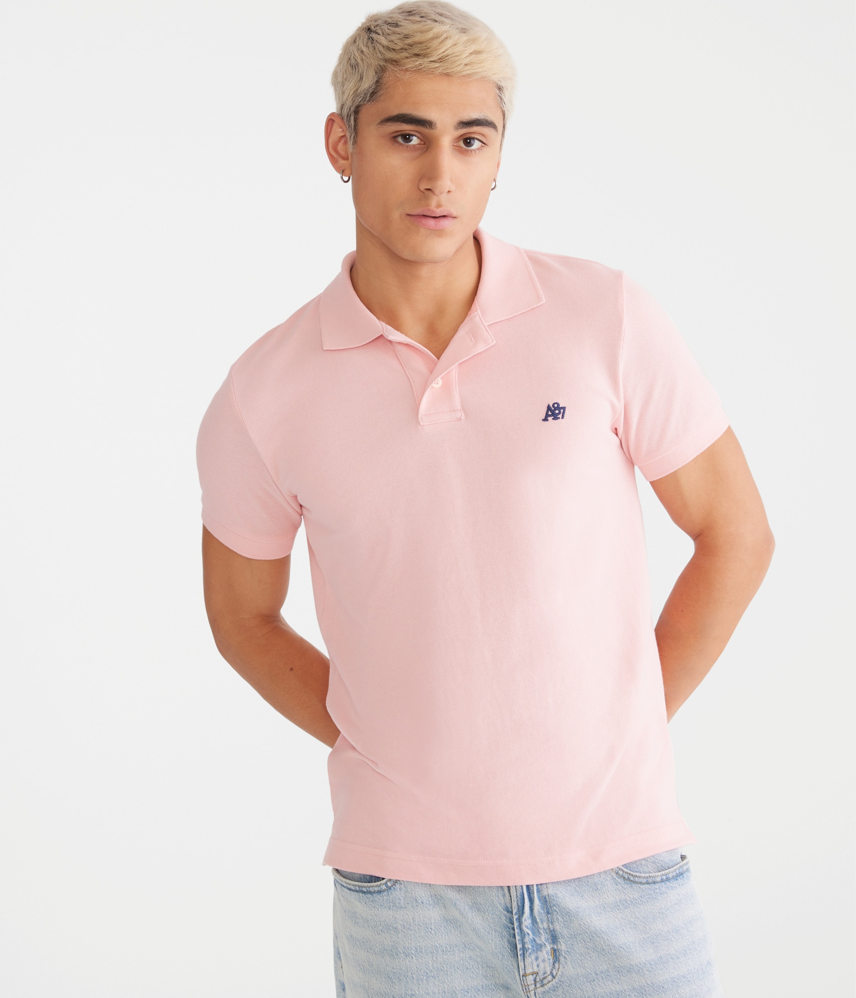 A87 Logo Piqué Polo