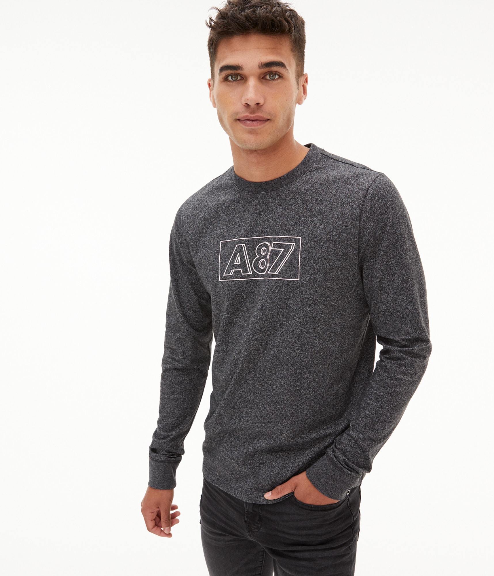 Long Sleeve A87 Stretch Graphic Tee