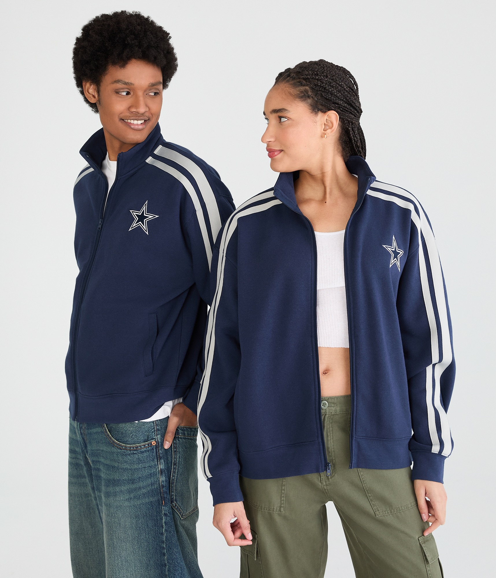 Dallas Cowboys Fleece Track Jacket