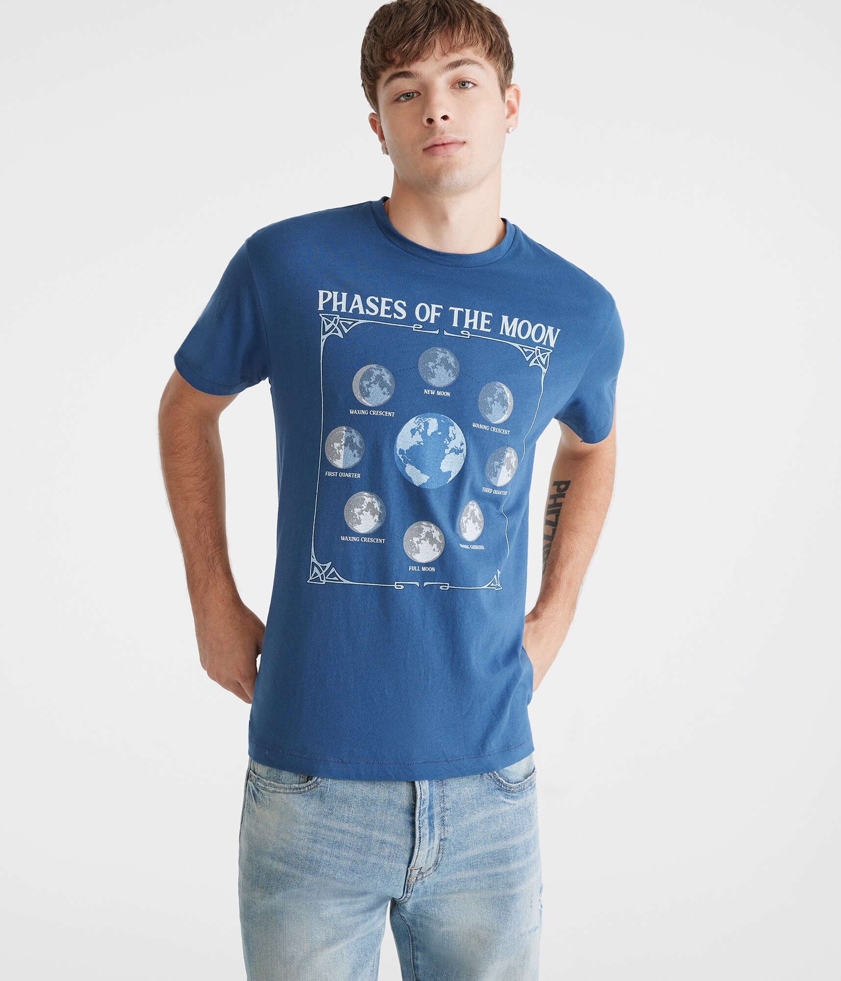 moon☺︎ Moon Phases Graphic Tee