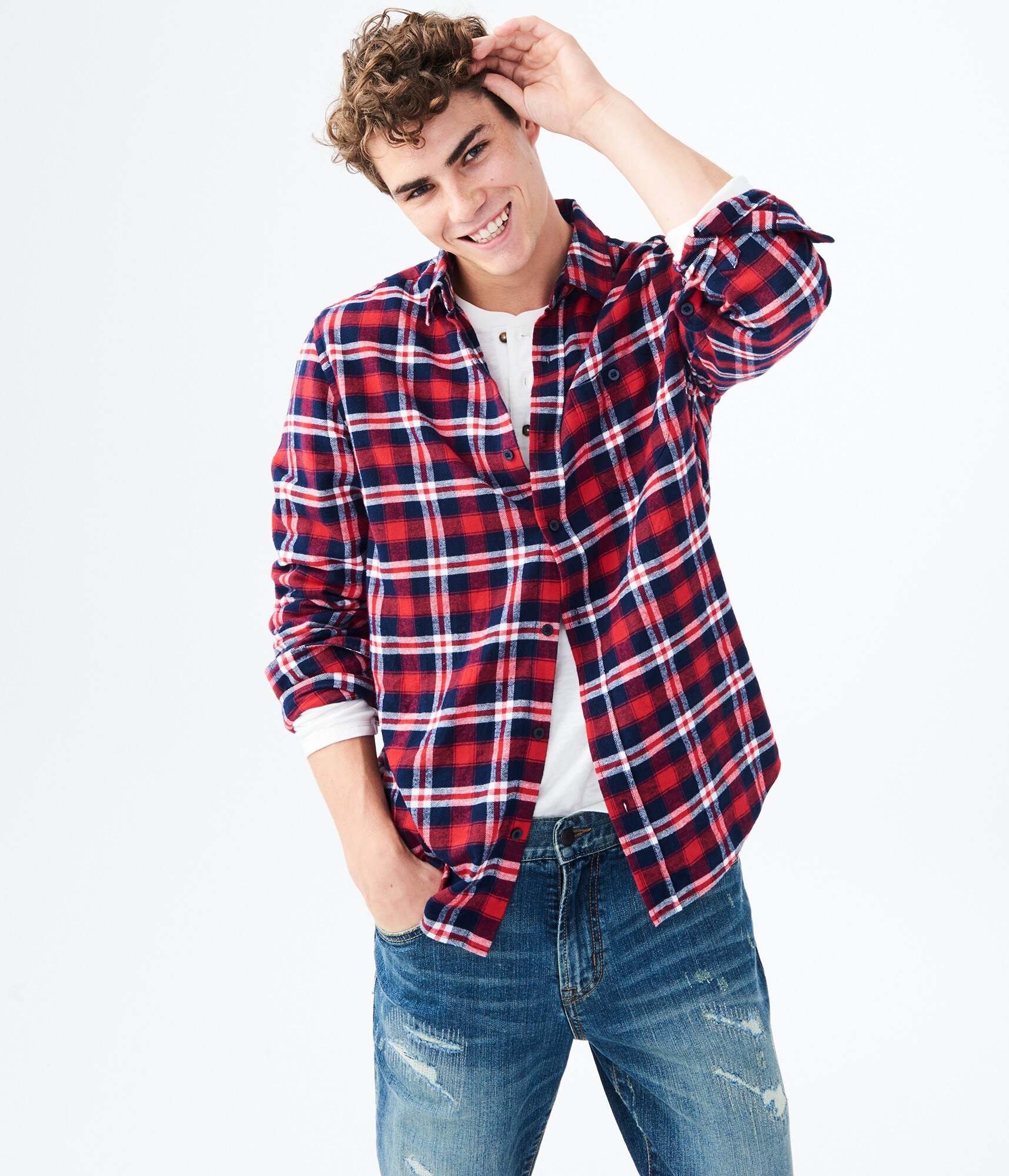 Men's Long Sleeve Plaid Shirts MCRDES Men's Rock 47® by Wrangler® Embroidered Snap Contrast Trim Plaid Long Sleeve Shirt. $ - $ MVRCIDP Men's Wrangler Retro® Snap Indigo Denim Plaid Long Sleeve Shirt. $ - $ MWL Men's Wrangler® Long Sleeve Western Snap with Slanted W Pockets Dark Denim Shirt. $