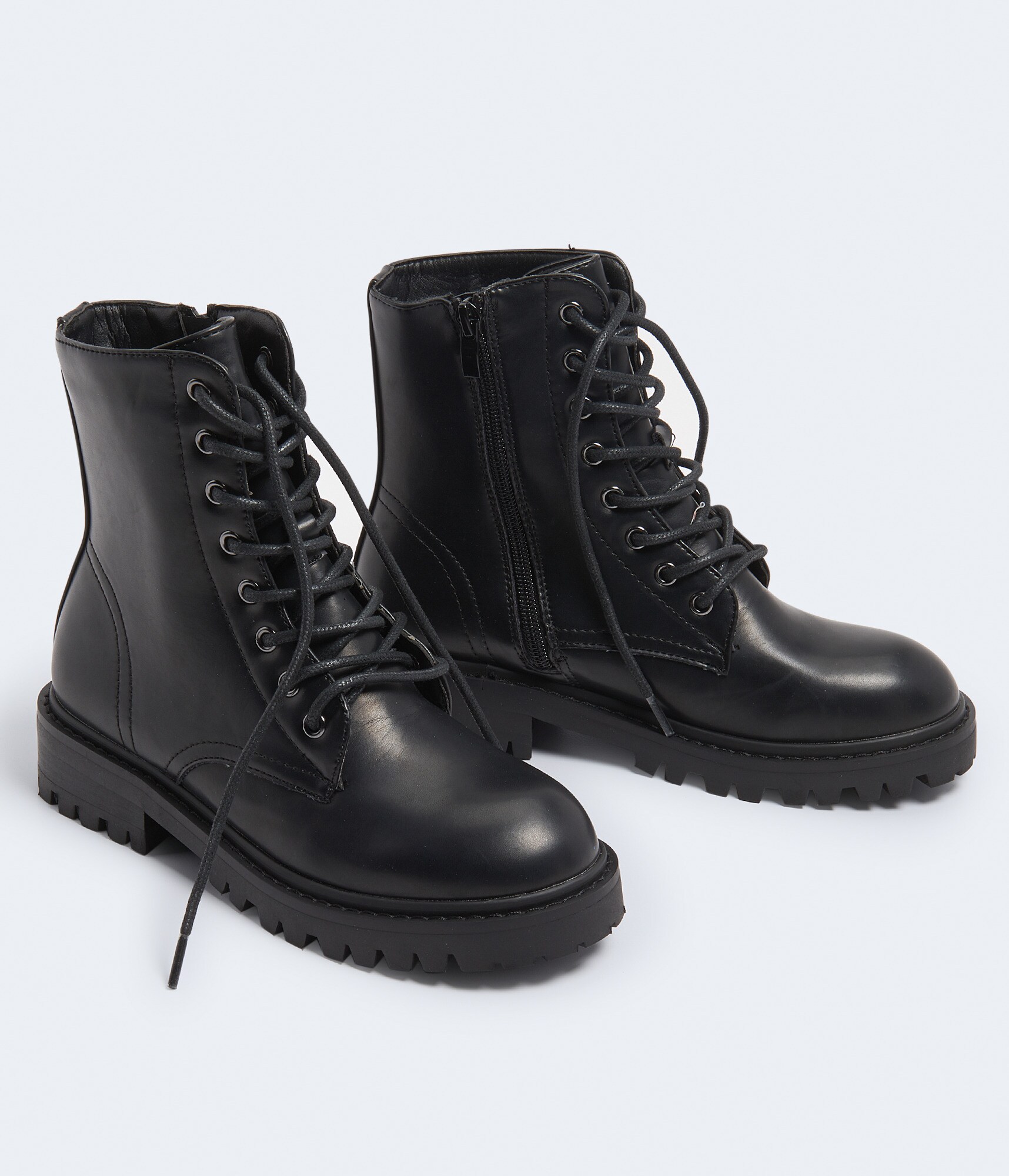 靴 semantic design combat Leather boots y2k 73931650_001_main.jpg