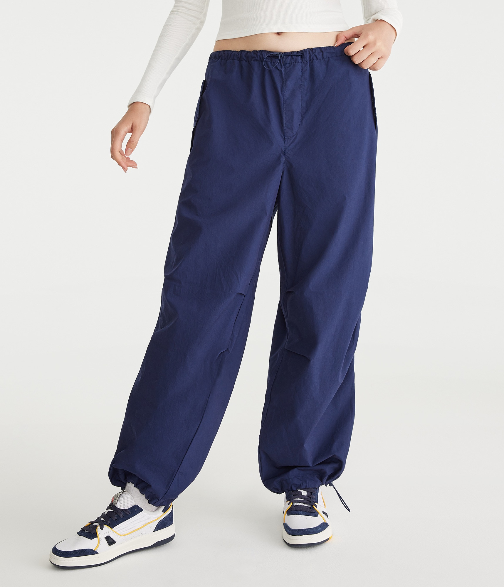 【U LAN】Aero zipper parachute pants 86741607_996_main.jpg