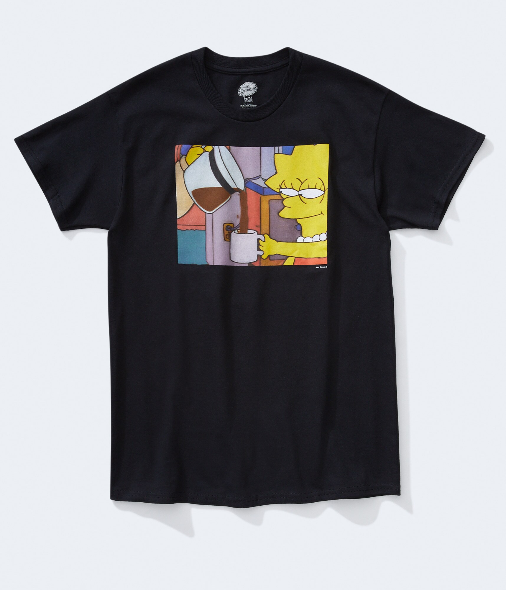 希少 TENDERLOIN 20SS TEE S.S Lsize BLACK Lisa Simpson Coffee Graphic Tee