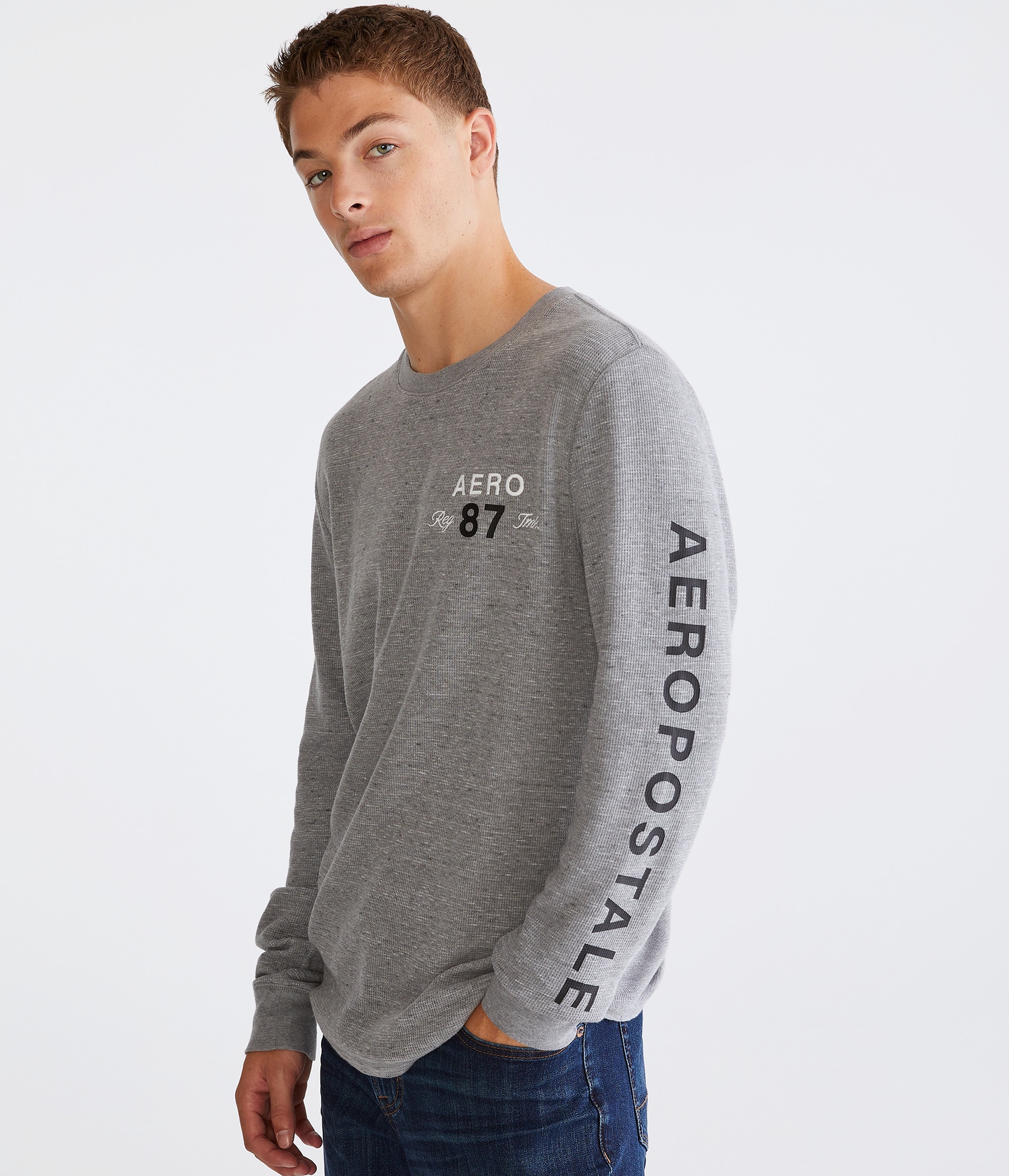 Long Sleeve Aero 87 Graphic Thermal Tee