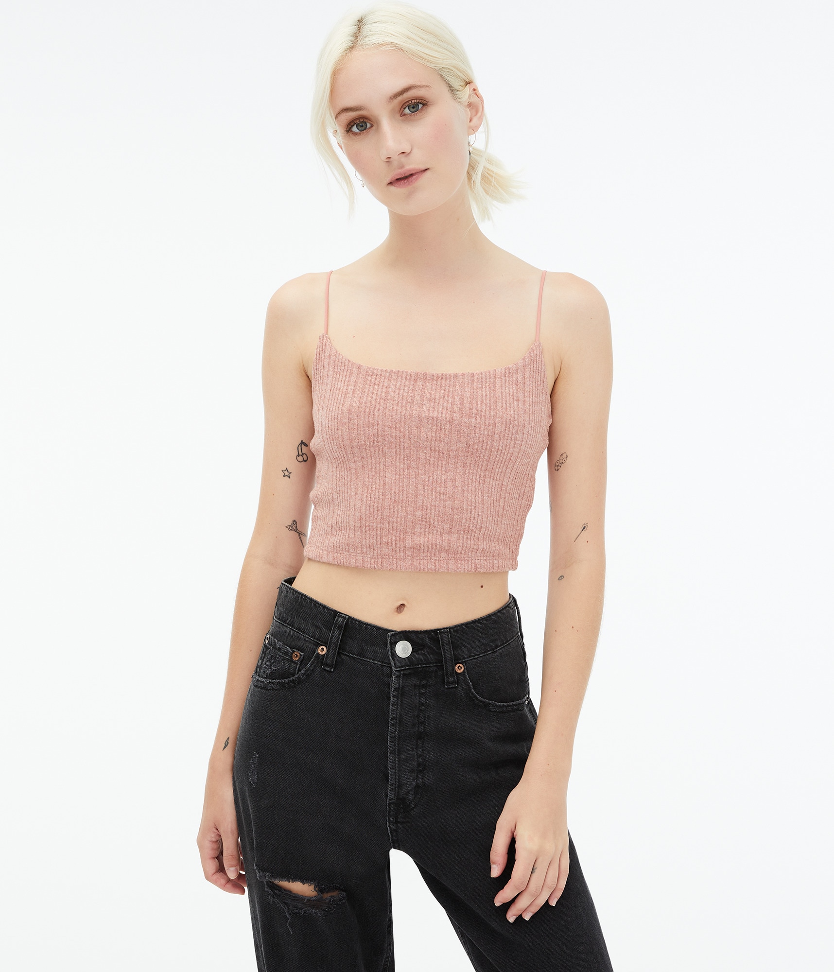Seriously Soft Cozy Cropped Bungee Cami
