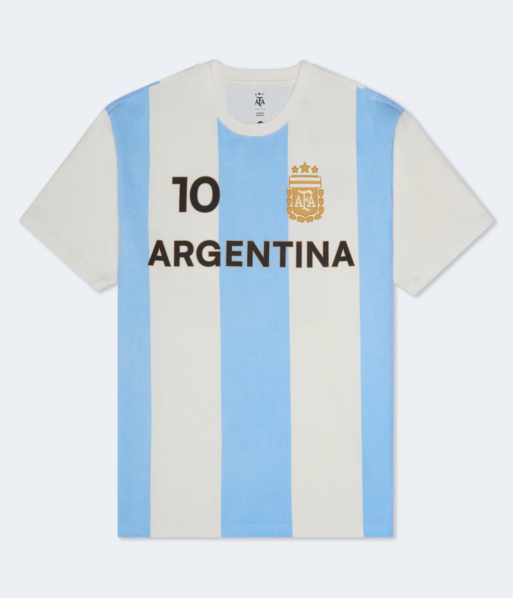 Messi AFA Striped Graphic Tee