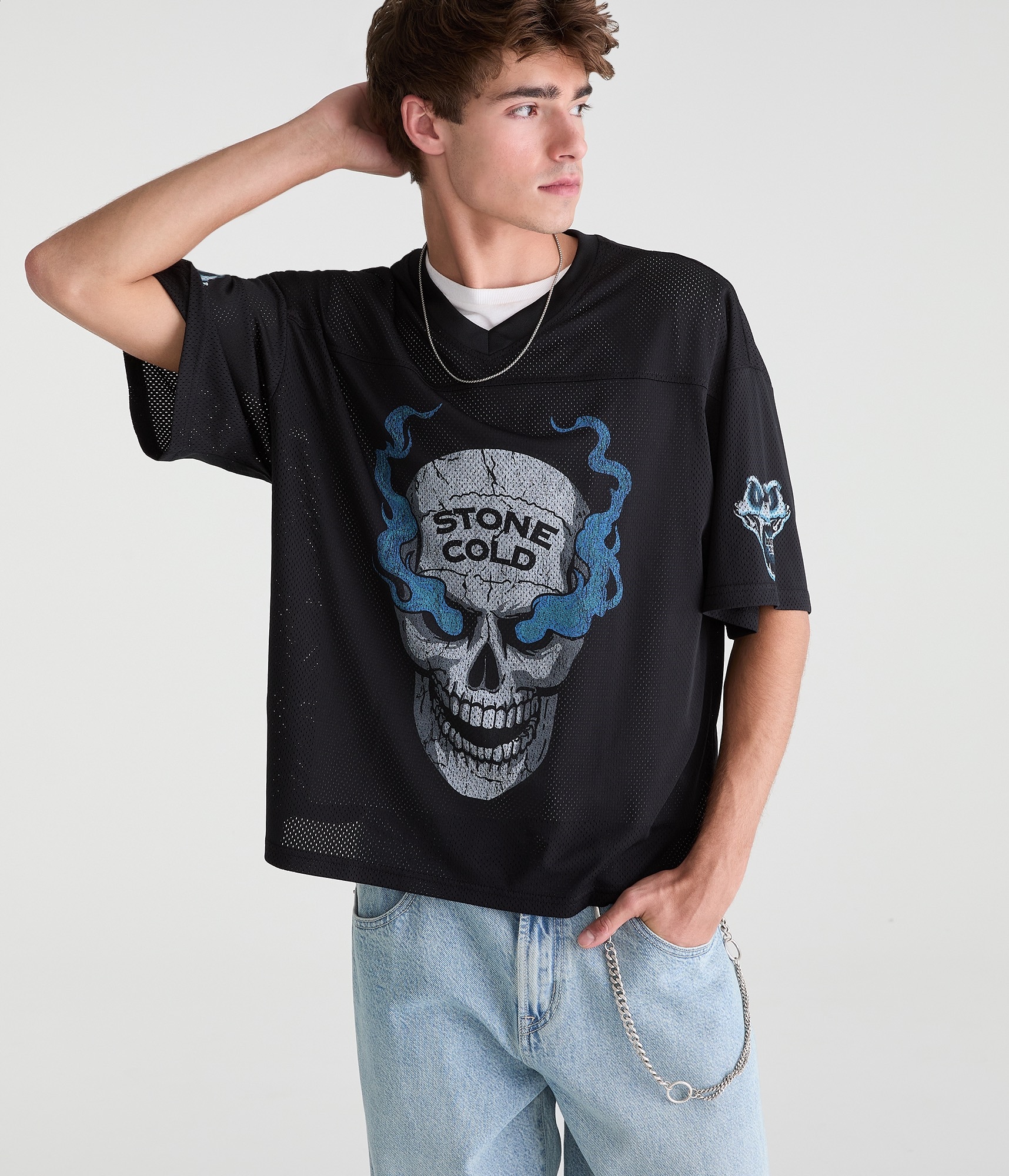 WWE Stone Cold V-Neck Jersey