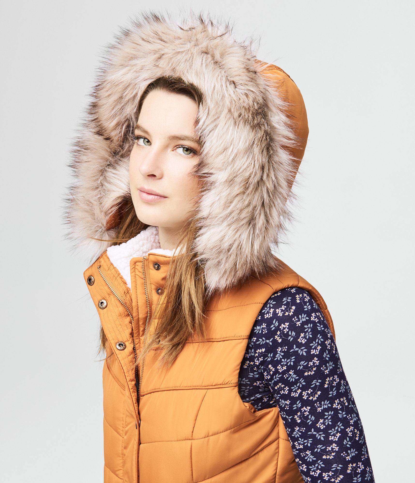 aeropostale womens hooded puffer vest eBay