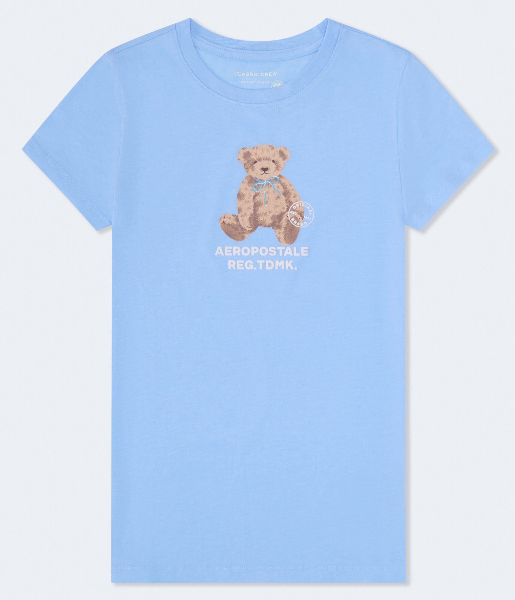 Aero Teddy Bear Flocked Graphic Tee
